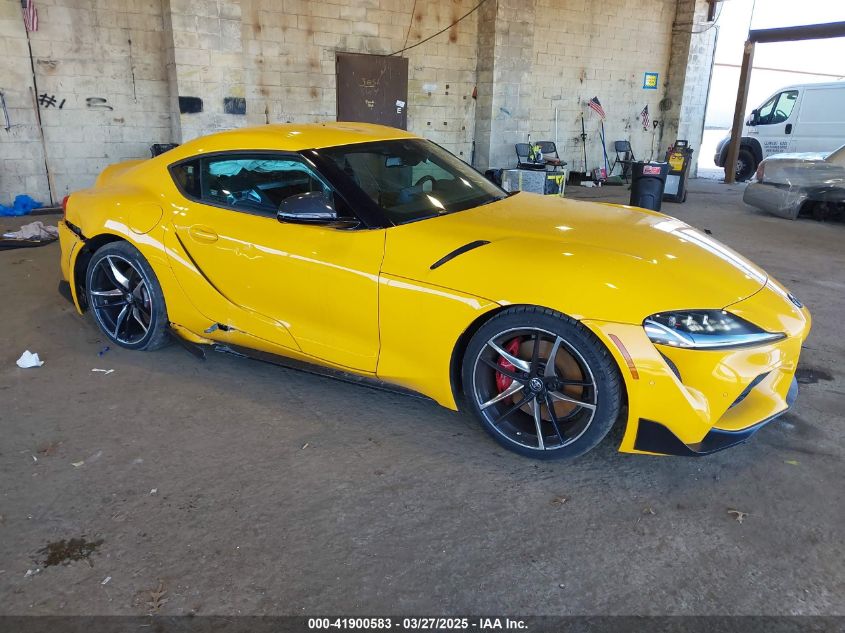 2021 Toyota Supra 3.0, VIN WZ1DB0C03MW042951 — Side