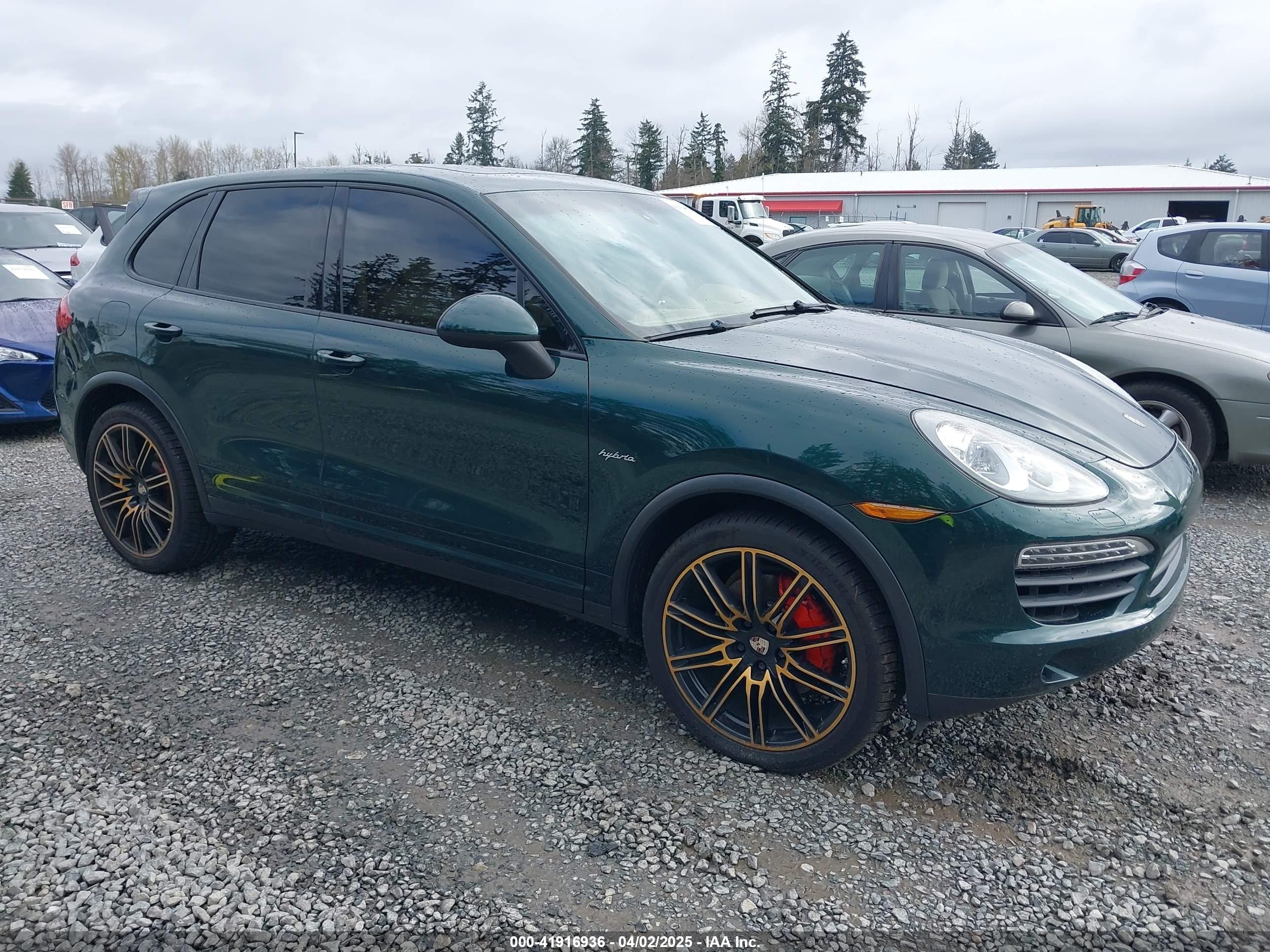 2012 Porsche Cayenne S Hybrid, VIN WP1AE2A20CLA92813 — Fresh water flood