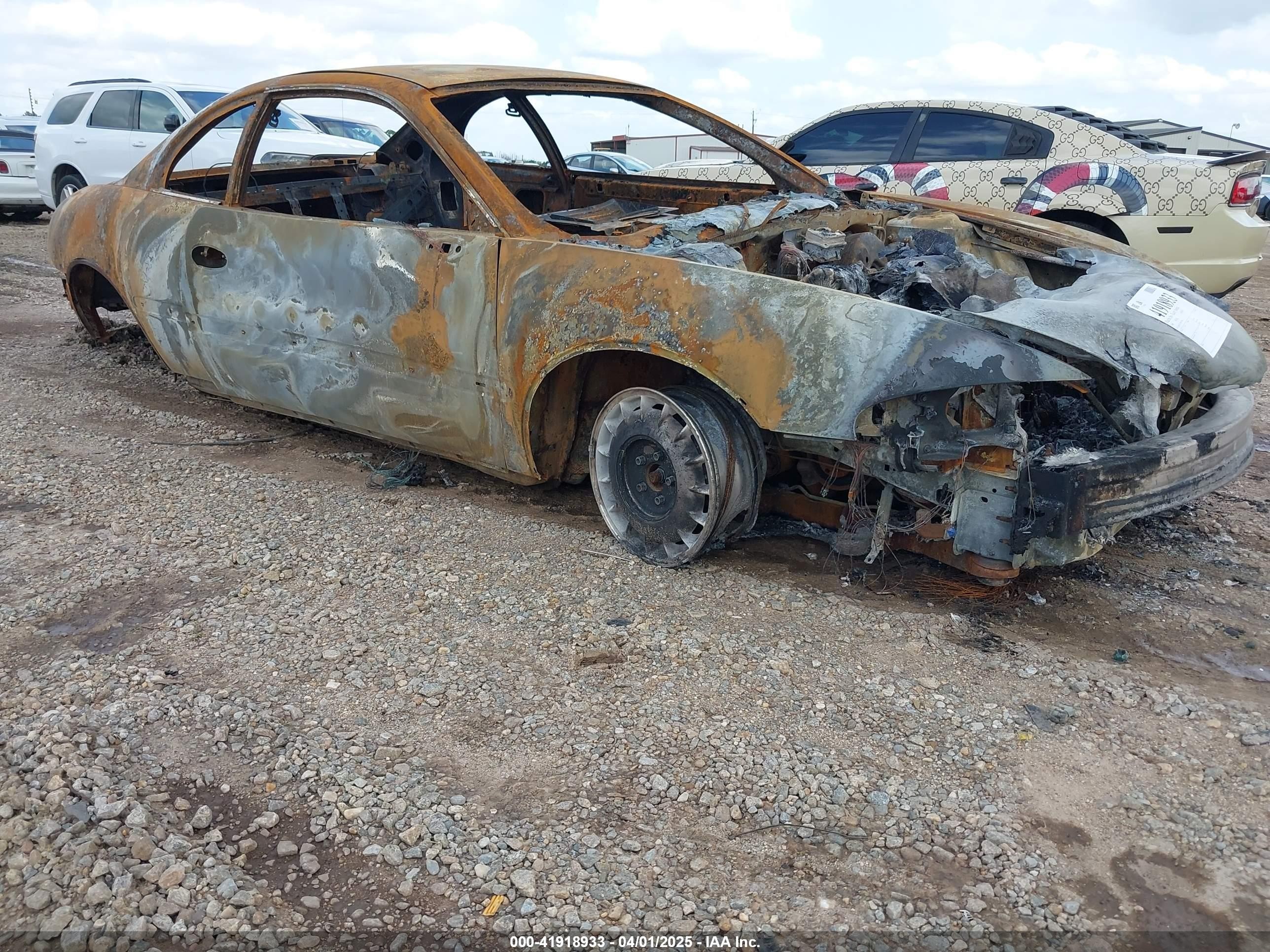 1998 Buick Riviera, VIN 1G4GD2218W4710863 — Burn