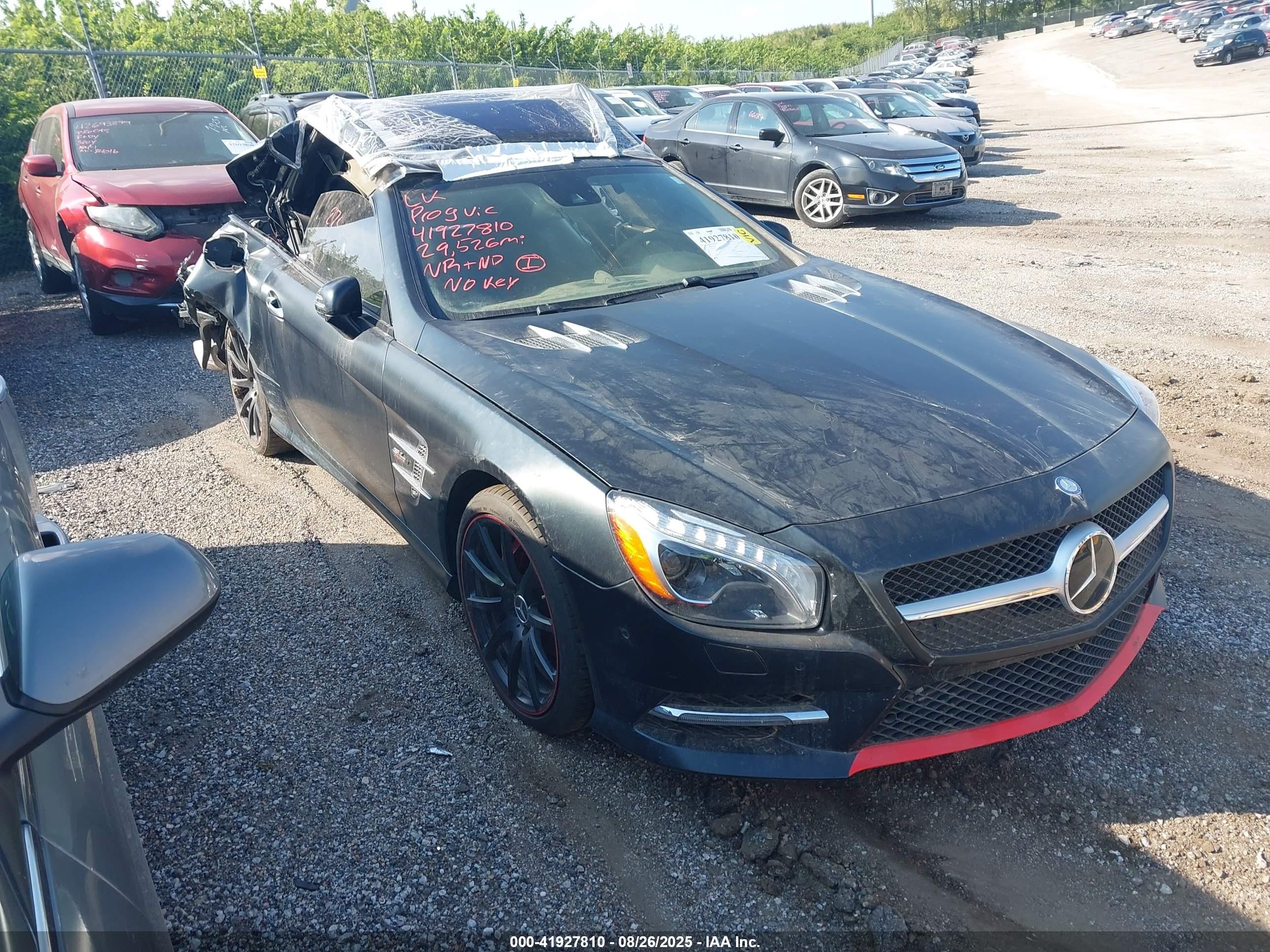 2016 Mercedes-Benz SL 550, VIN WDDJK7DA8GF039491 — Rear end