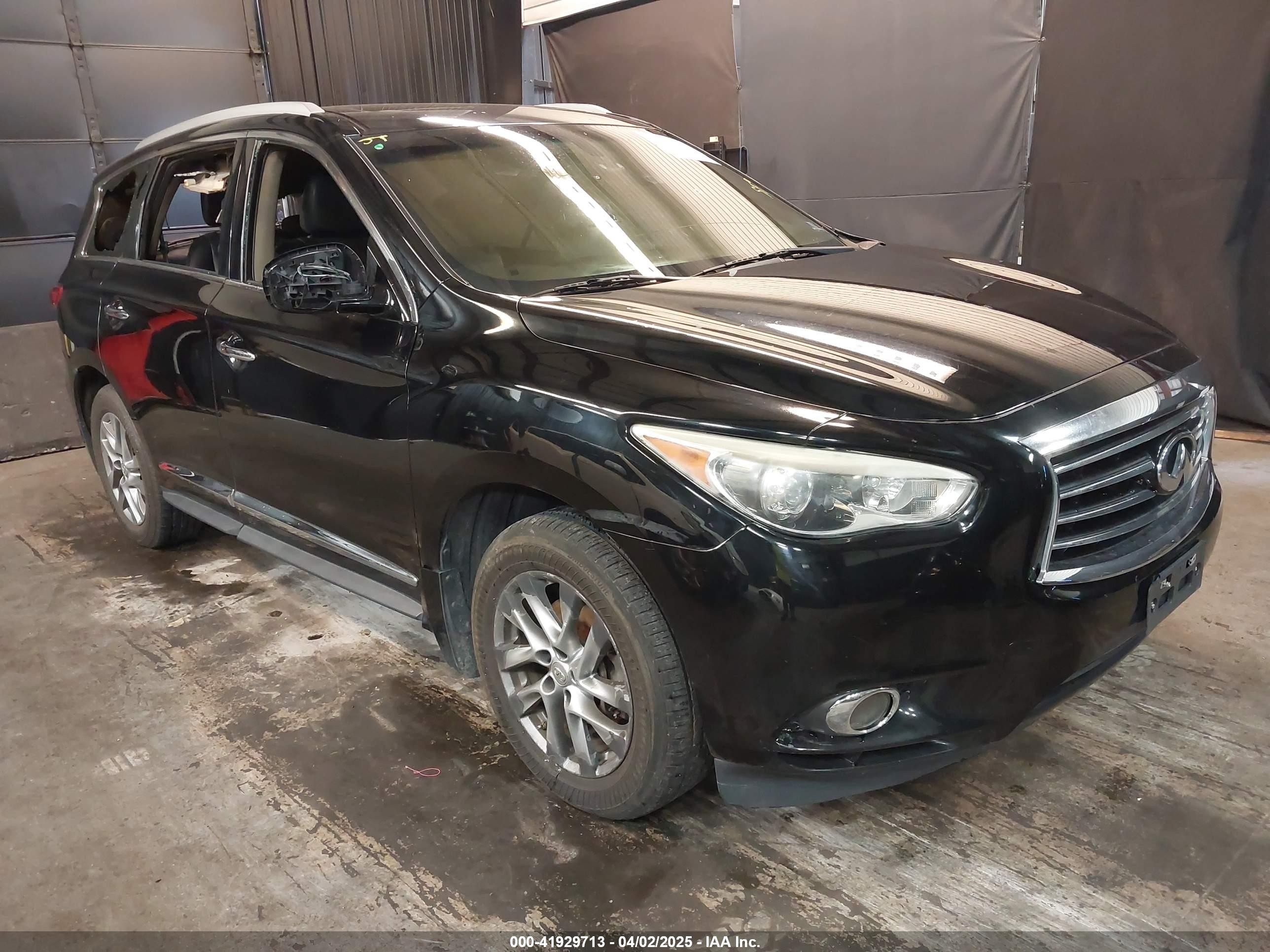 2013 Infiniti JX35, VIN 5N1AL0MM6DC342187 — Interior fire