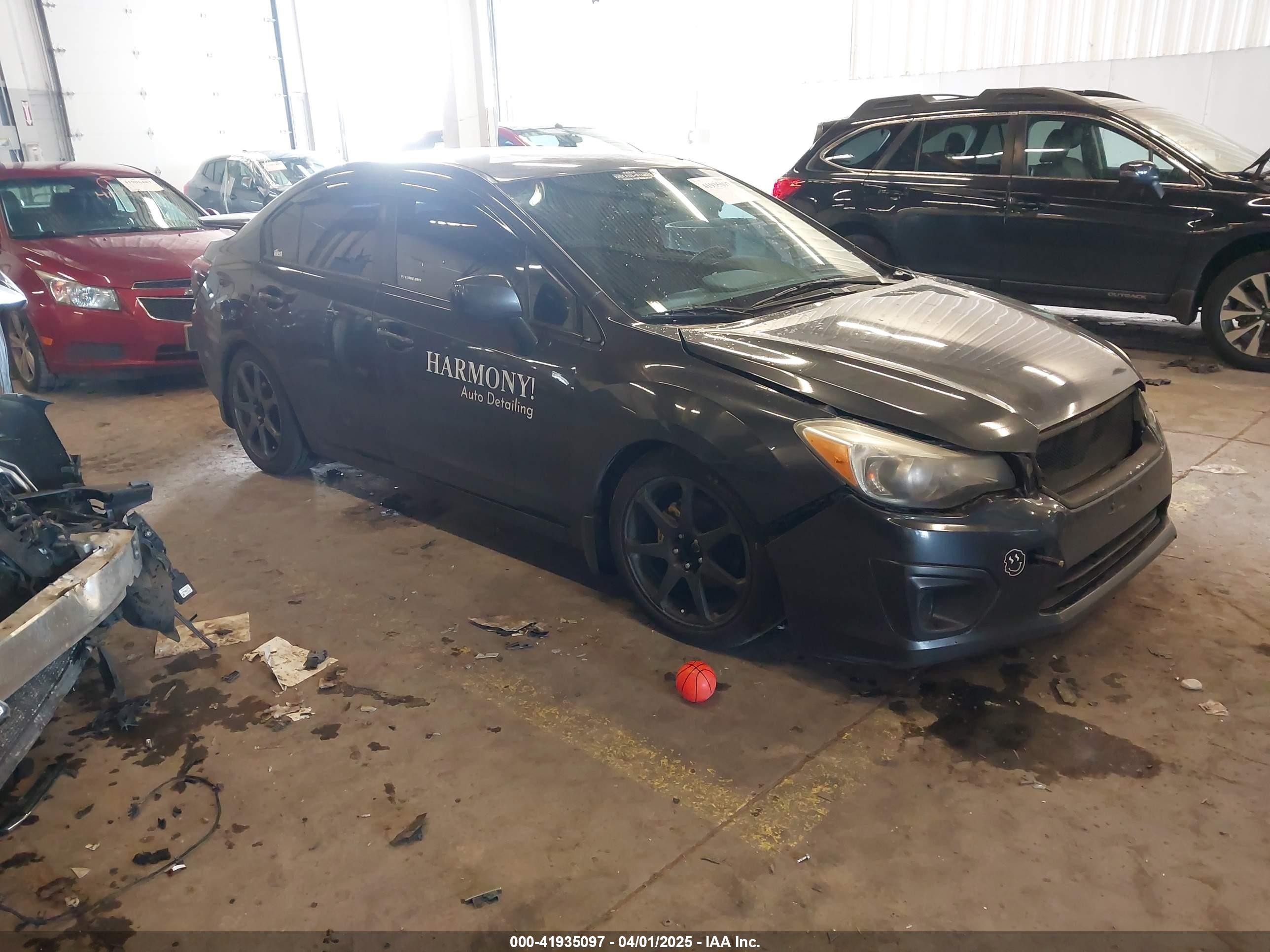 2013 Subaru Impreza Premium, VIN JF1GJAB69DH009344 — Front end