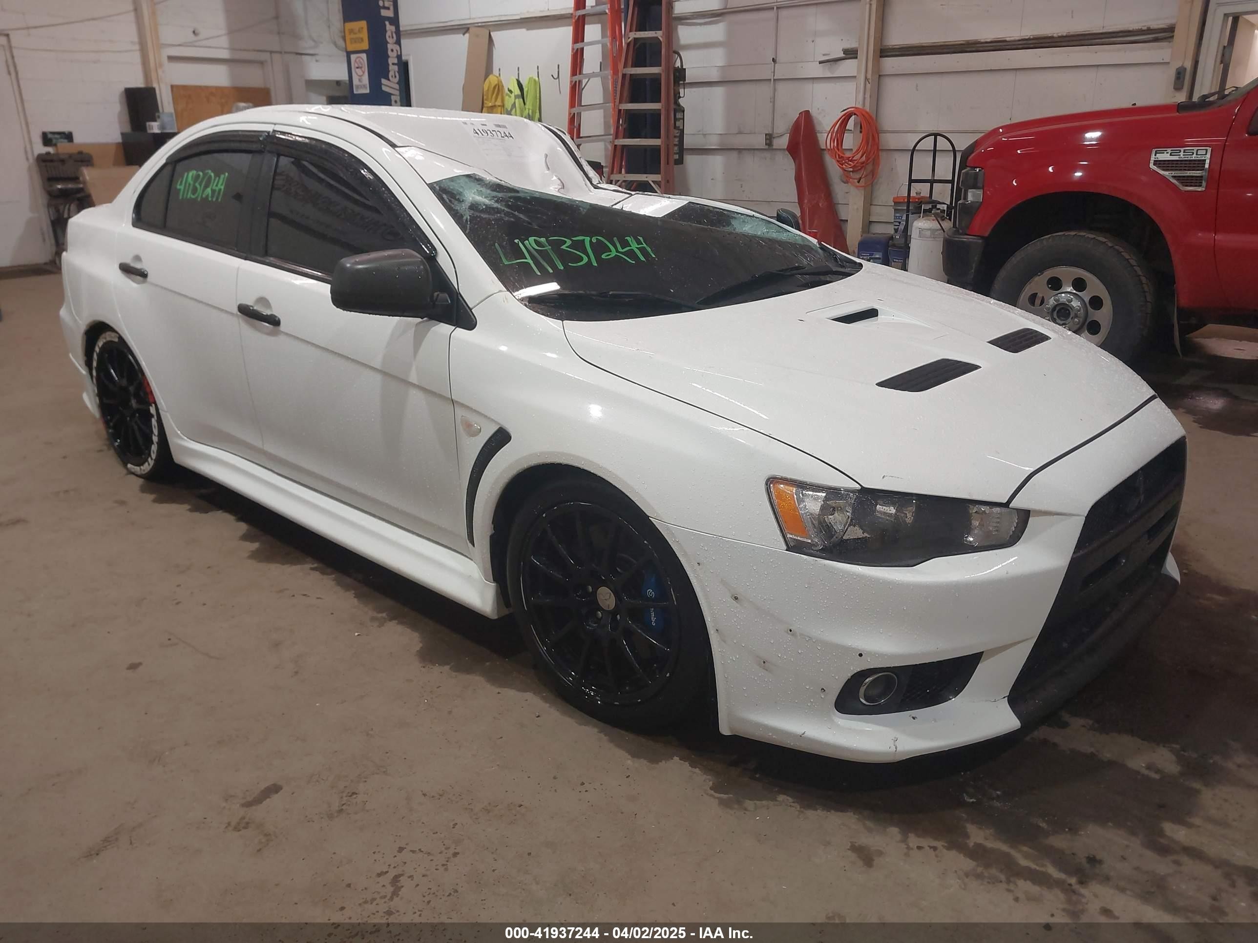 2012 Mitsubishi Lancer Evolution GSR, VIN JA32W8FVXCU030613 — Roof