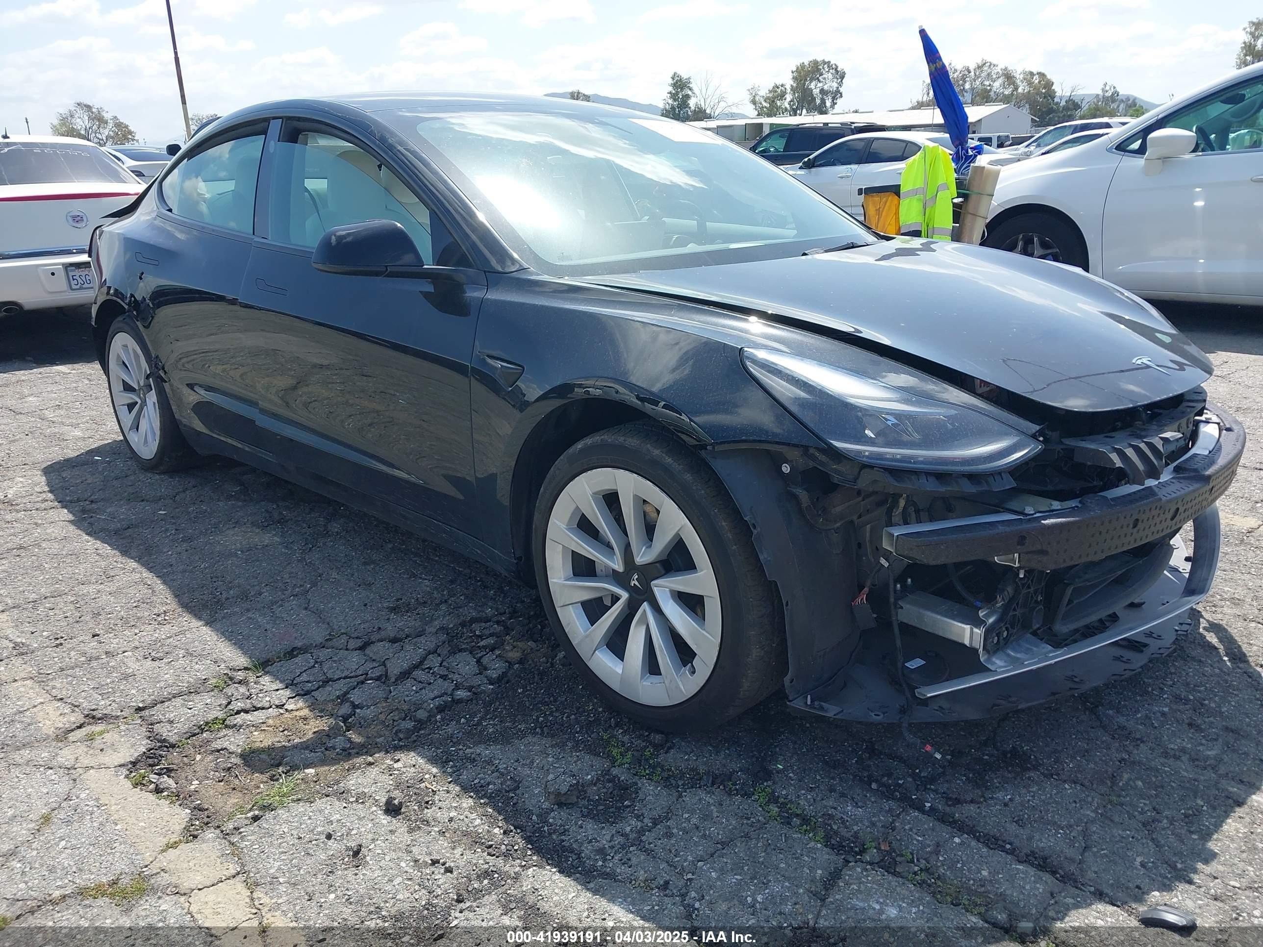 2022 Tesla Model 3, VIN 5YJ3E1EA4NF316127 — All over
