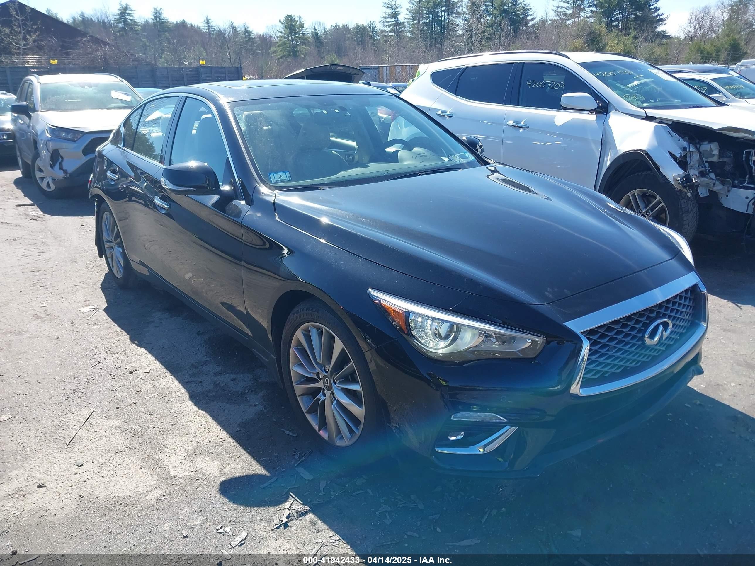 2023 Infiniti Q50 Luxe, VIN JN1EV7BR7PM541712 — Фото с аукциона