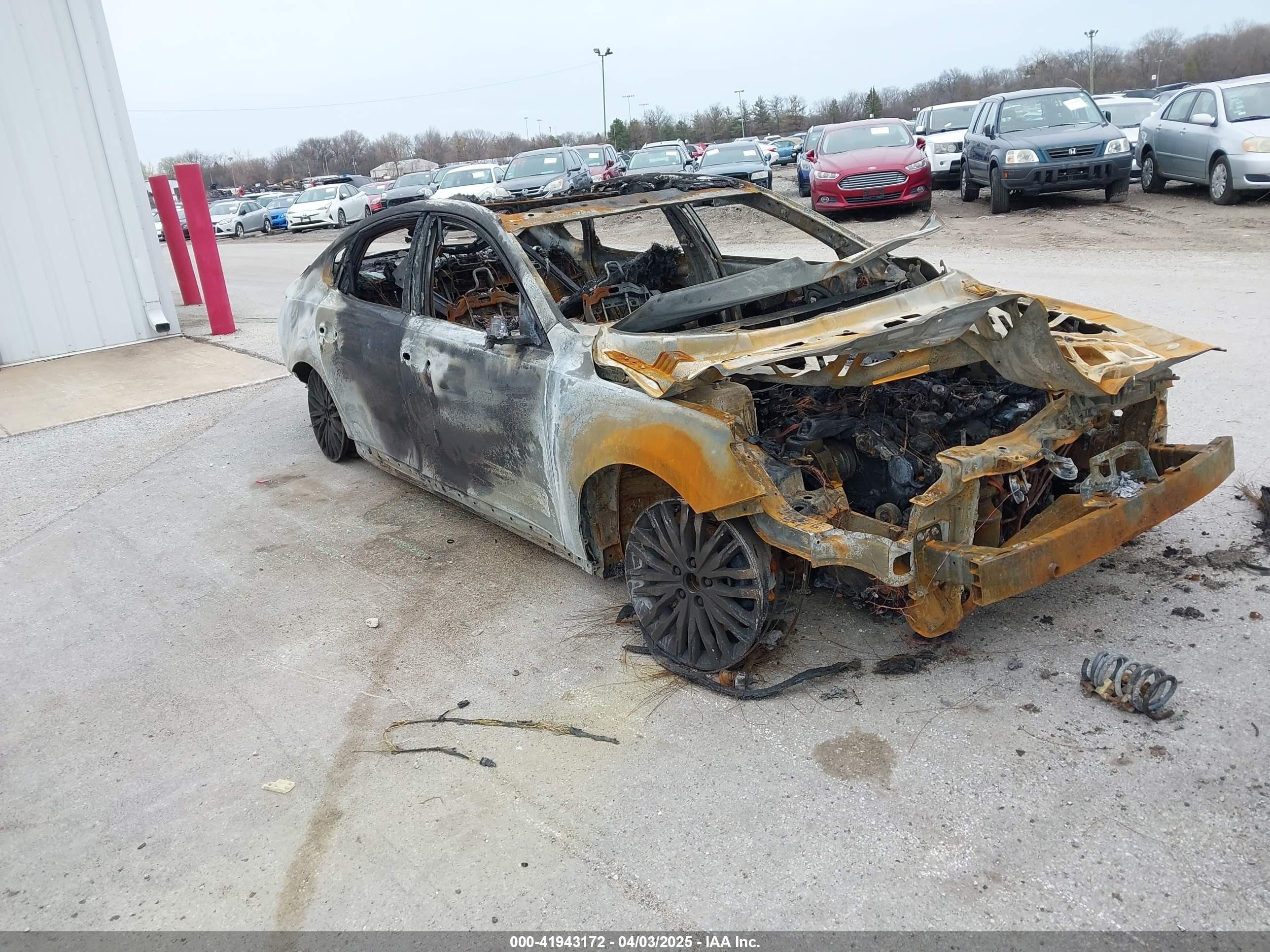 2020 Kia Cadenza Technology, VIN KNALC4J14L5230535 — Burn
