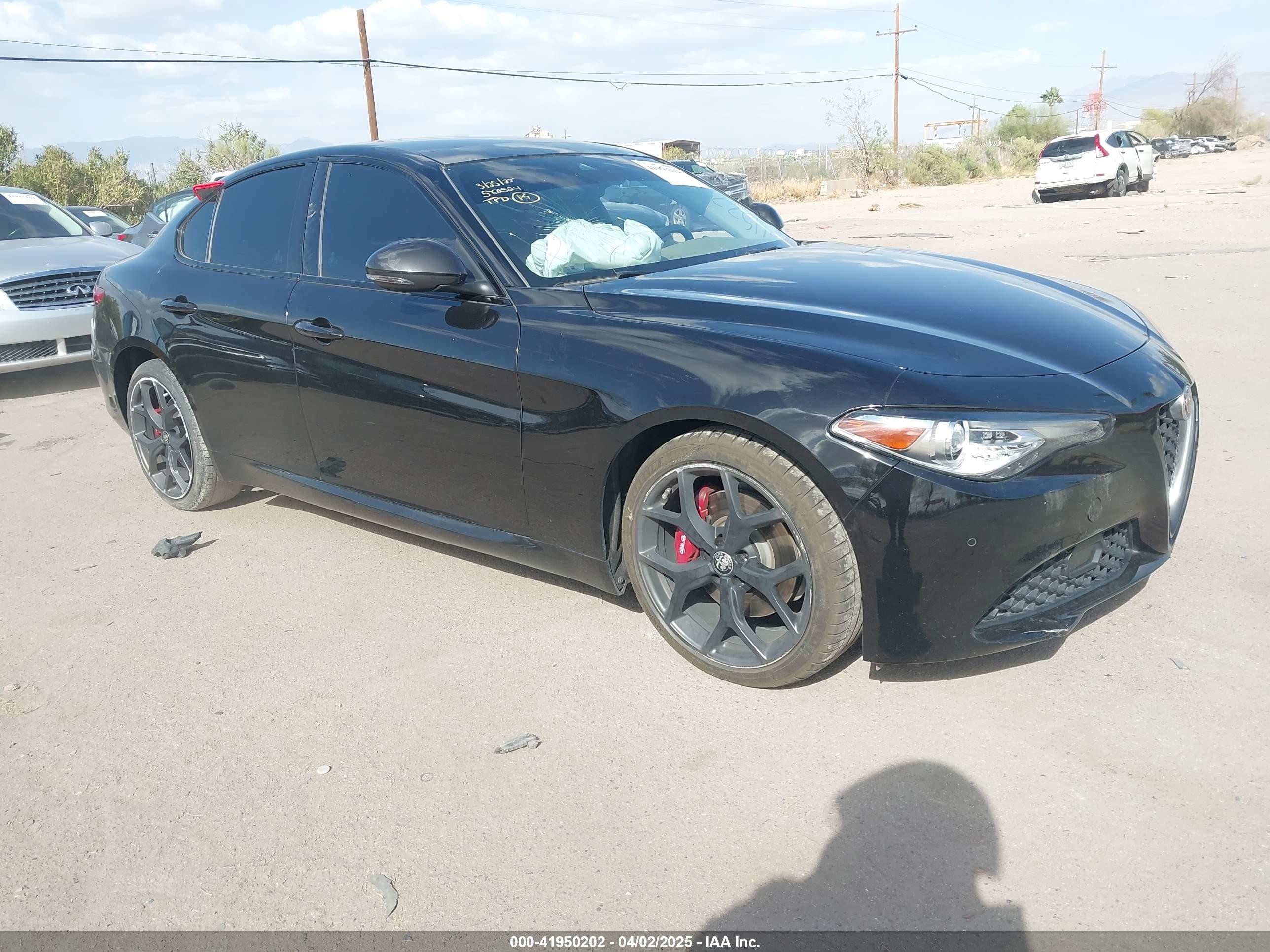 2021 Alfa Romeo Giulia Ti Sport, VIN ZARFAMBN8M7645229 — Электрика