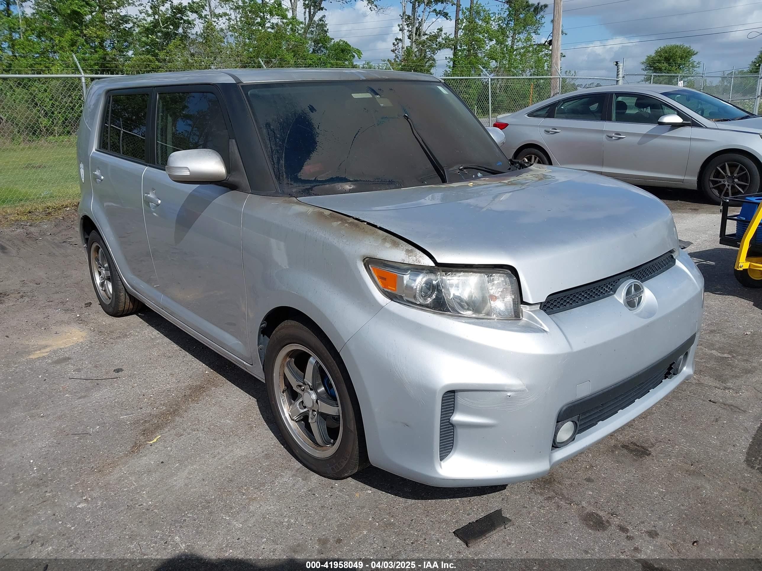 2012 Scion xB, VIN JTLZE4FE2CJ018876 — Engine fire