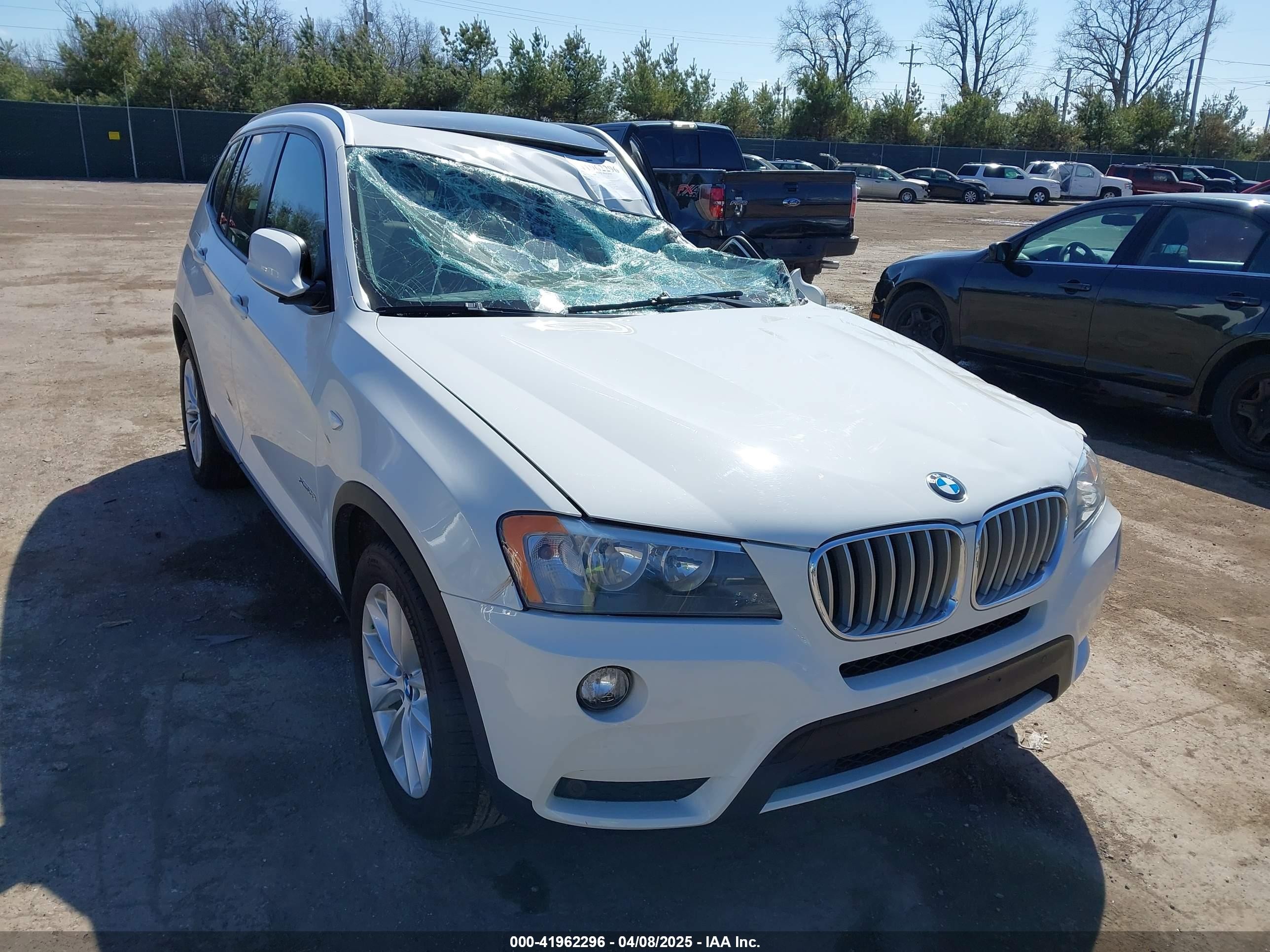 2013 BMW X3 xDrive28i, VIN 5UXWX9C51D0A16314 — Storm