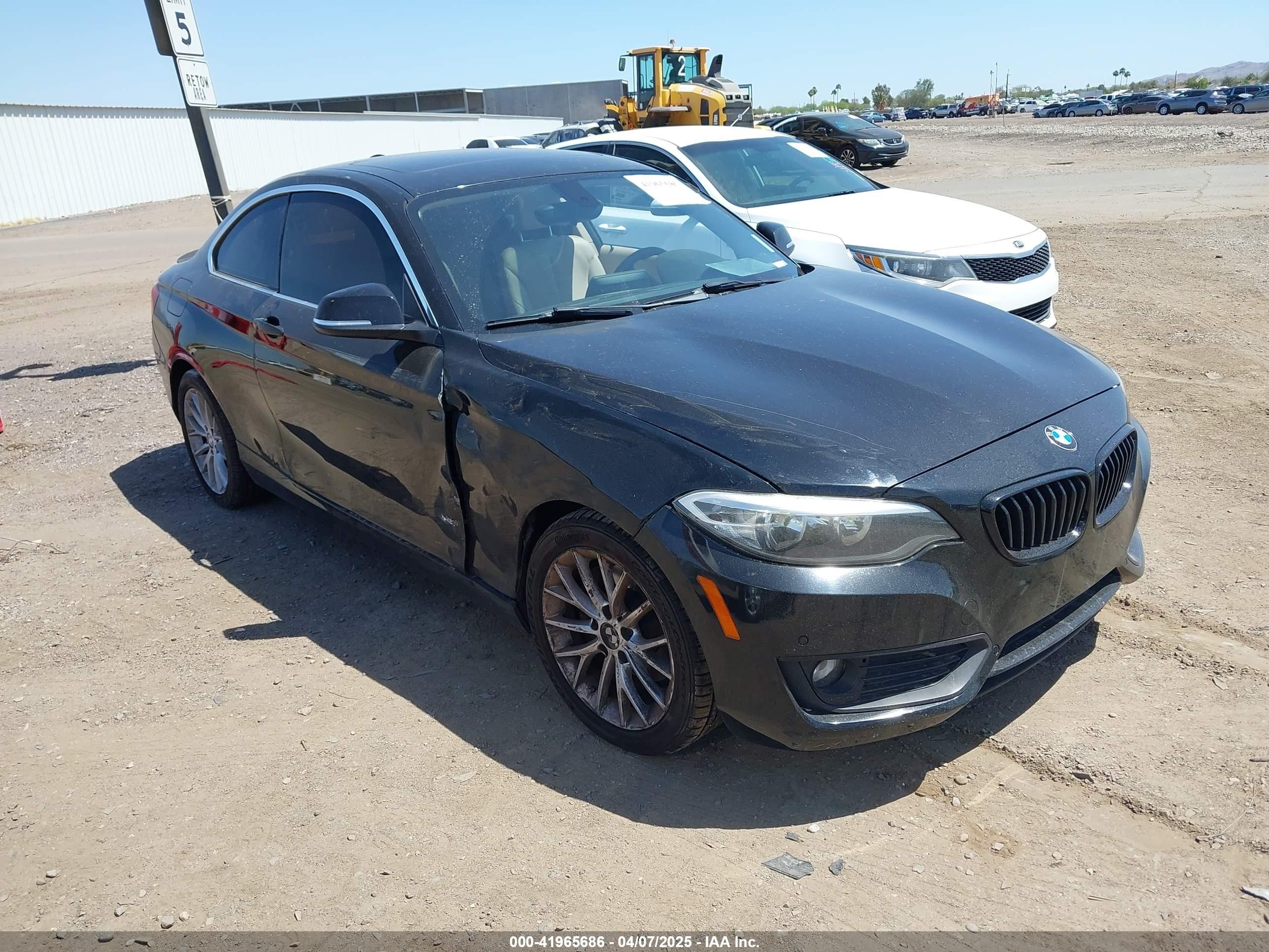 2015 BMW 2 Series 228i, VIN WBA1F9C50FVW98665 — Side