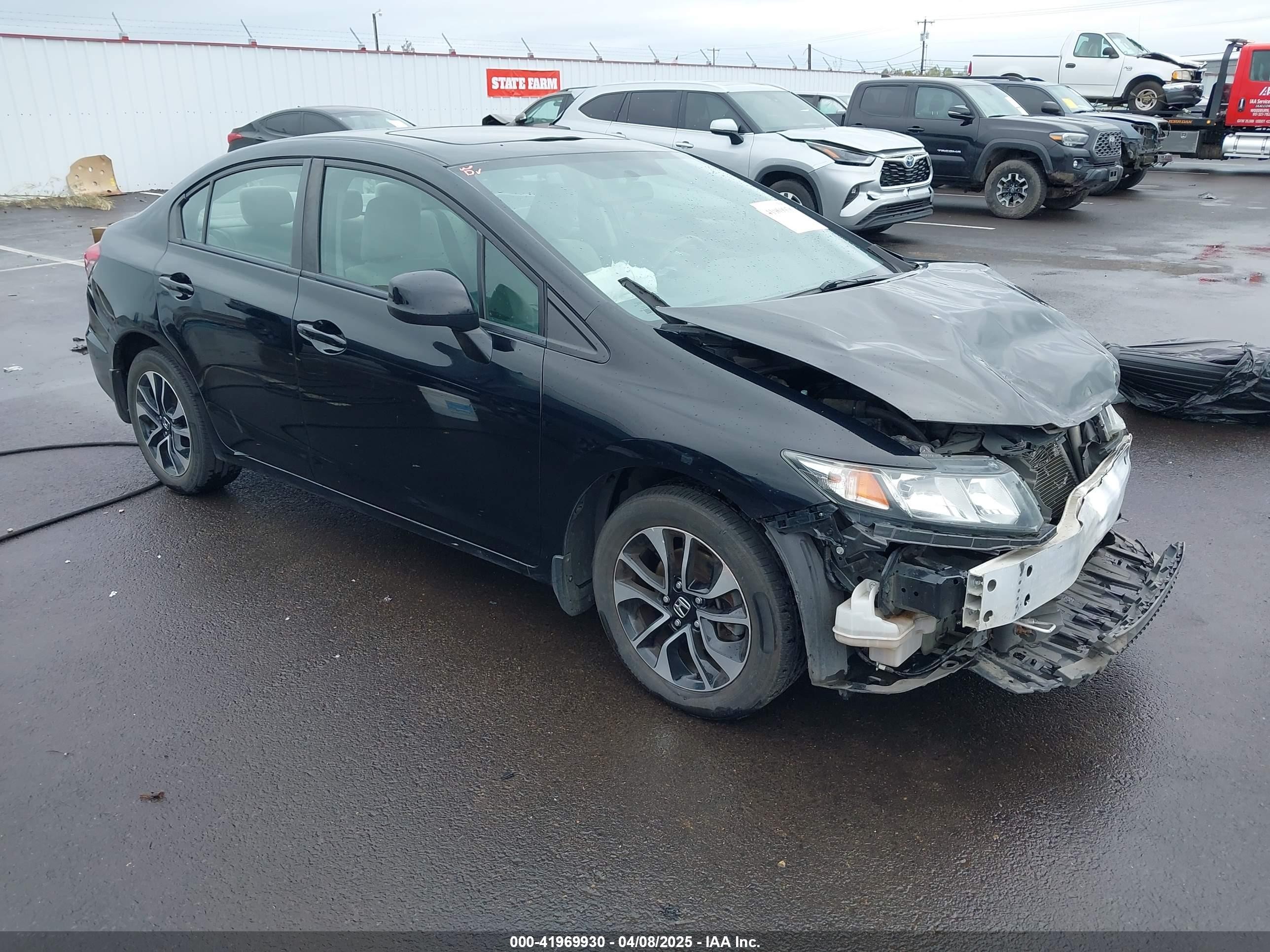 2013 Honda Civic EX, VIN 19XFB2F89DE224703 — Auction photo