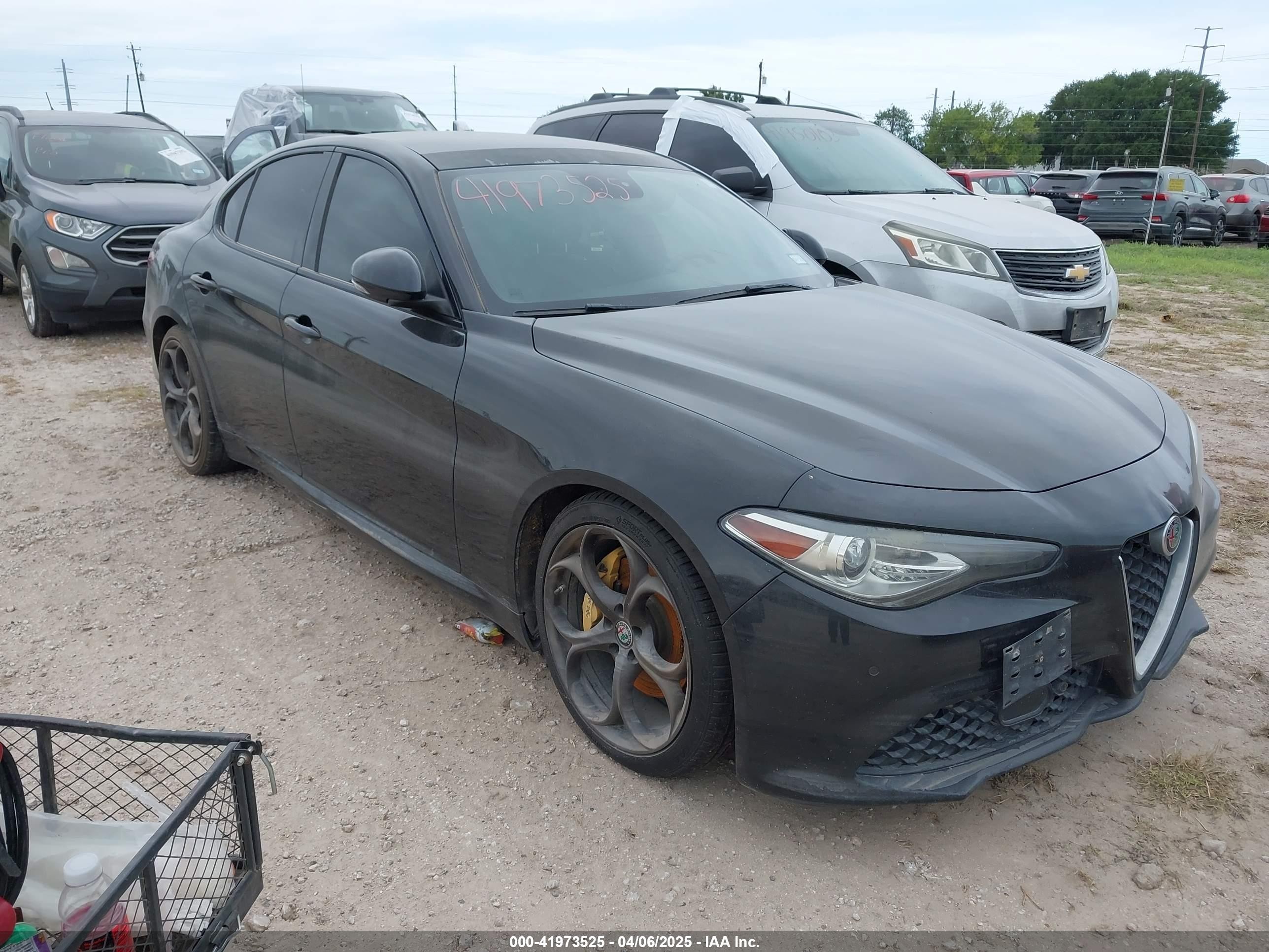 2017 Alfa Romeo Giulia Ti, VIN ZARFAECNXH7556854 — Water / flood