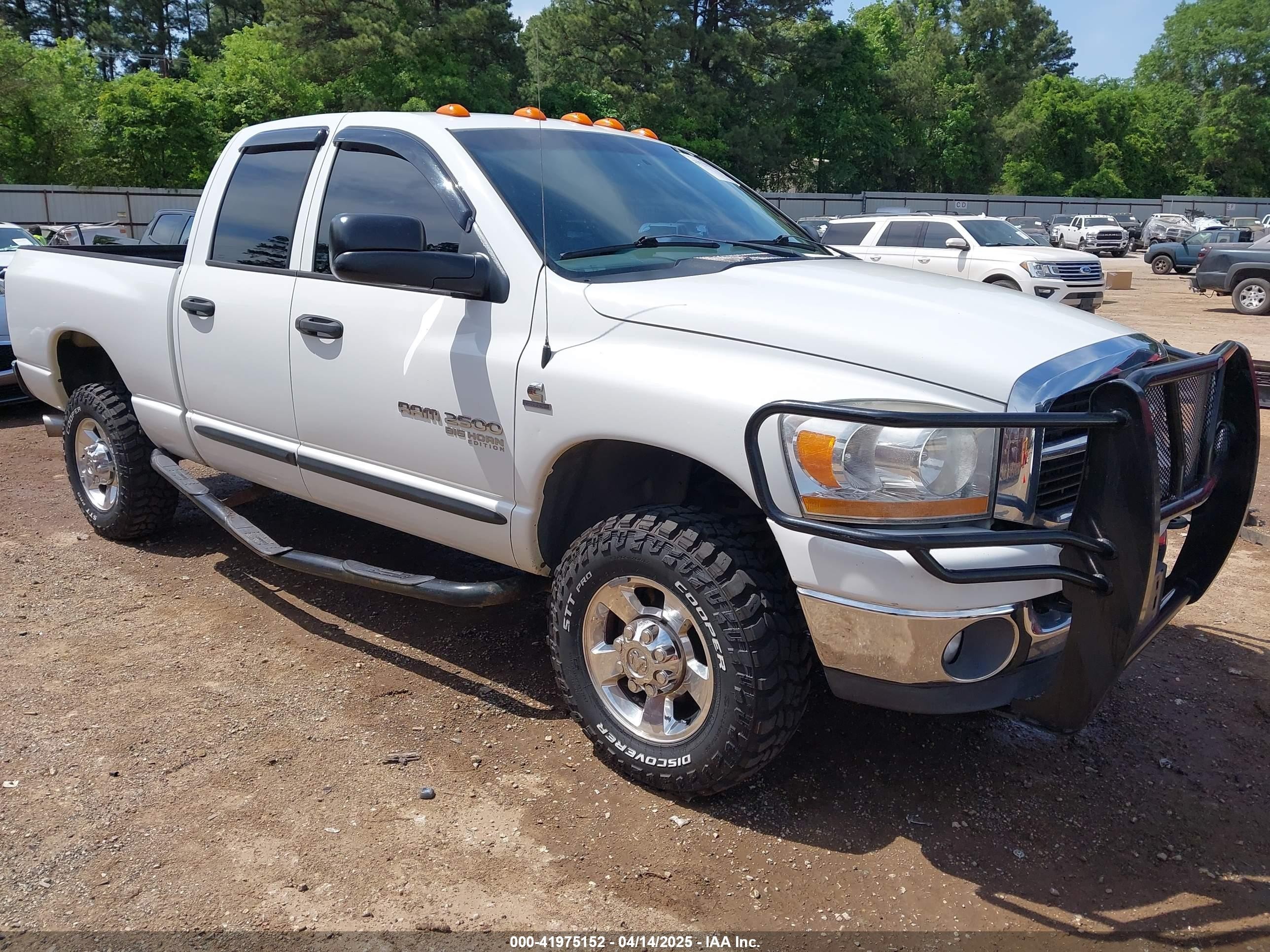 2006 Dodge 2500 SLT, VIN 3D7KS28C36G230672 — Фото с аукциона