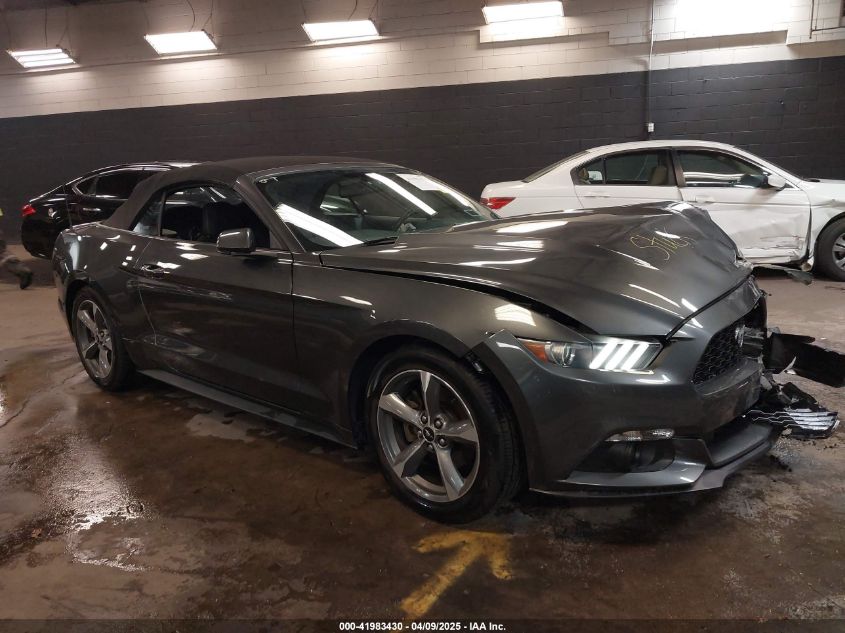 2017 Ford Mustang V6, VIN 1FATP8EM5H5238210 — Front end
