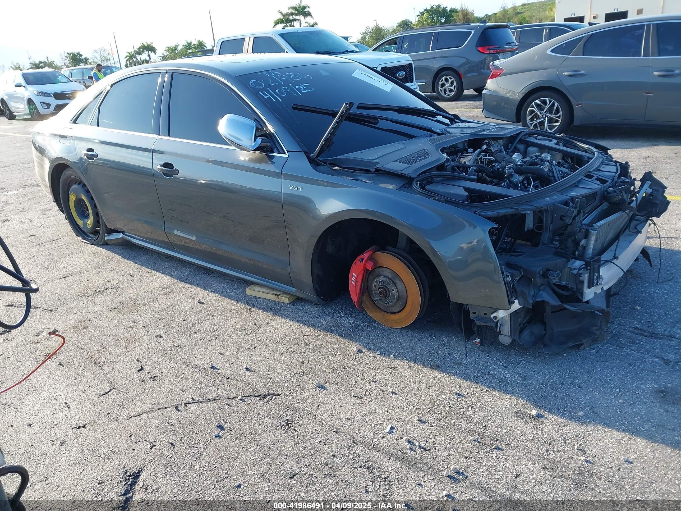 2015 Audi S8, VIN WAUK2AFD5FN021986 — All over