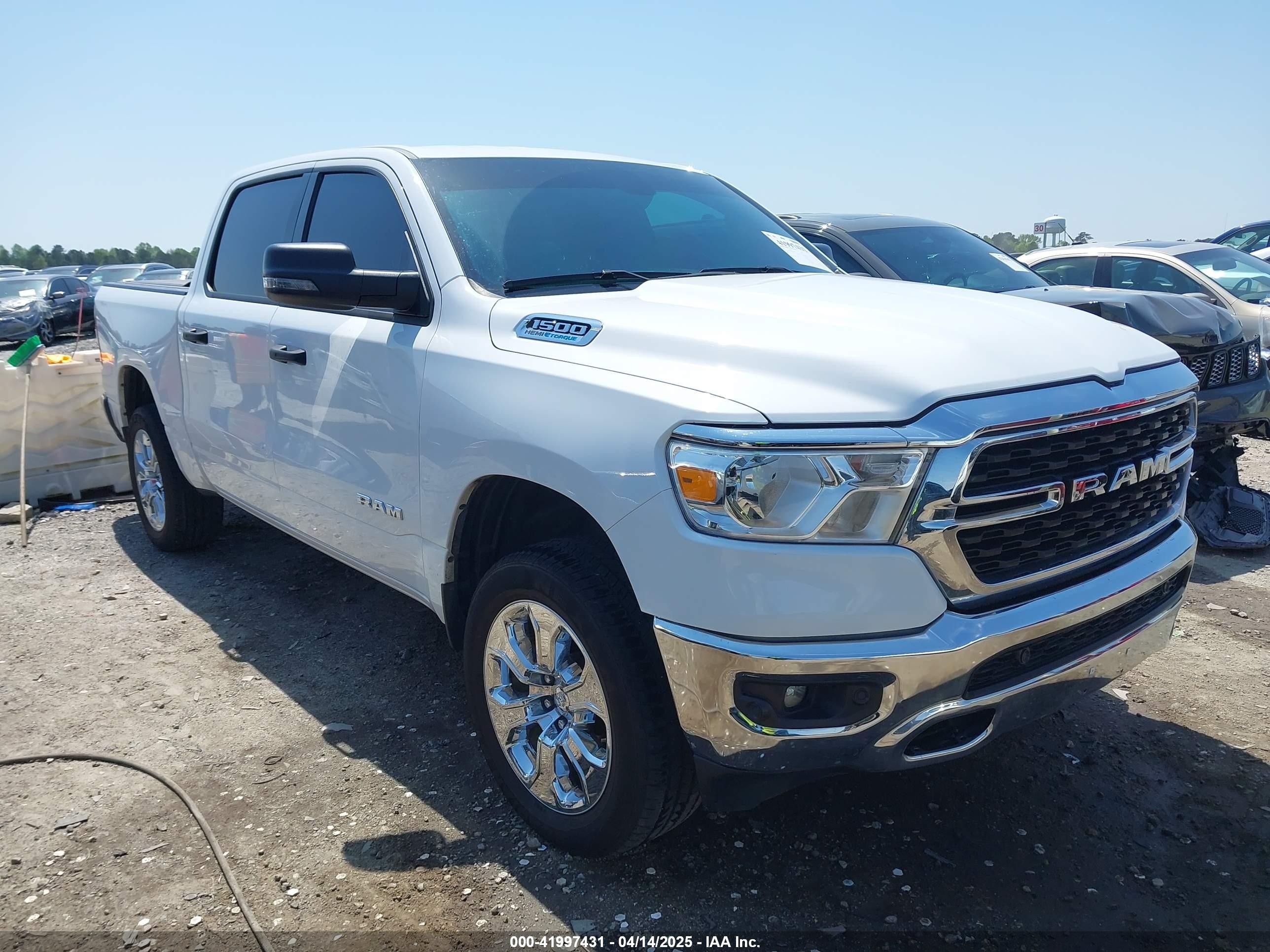 2023 Ram 1500 Big Horn, VIN 1C6SRFFT4PN561888 — Vandalism