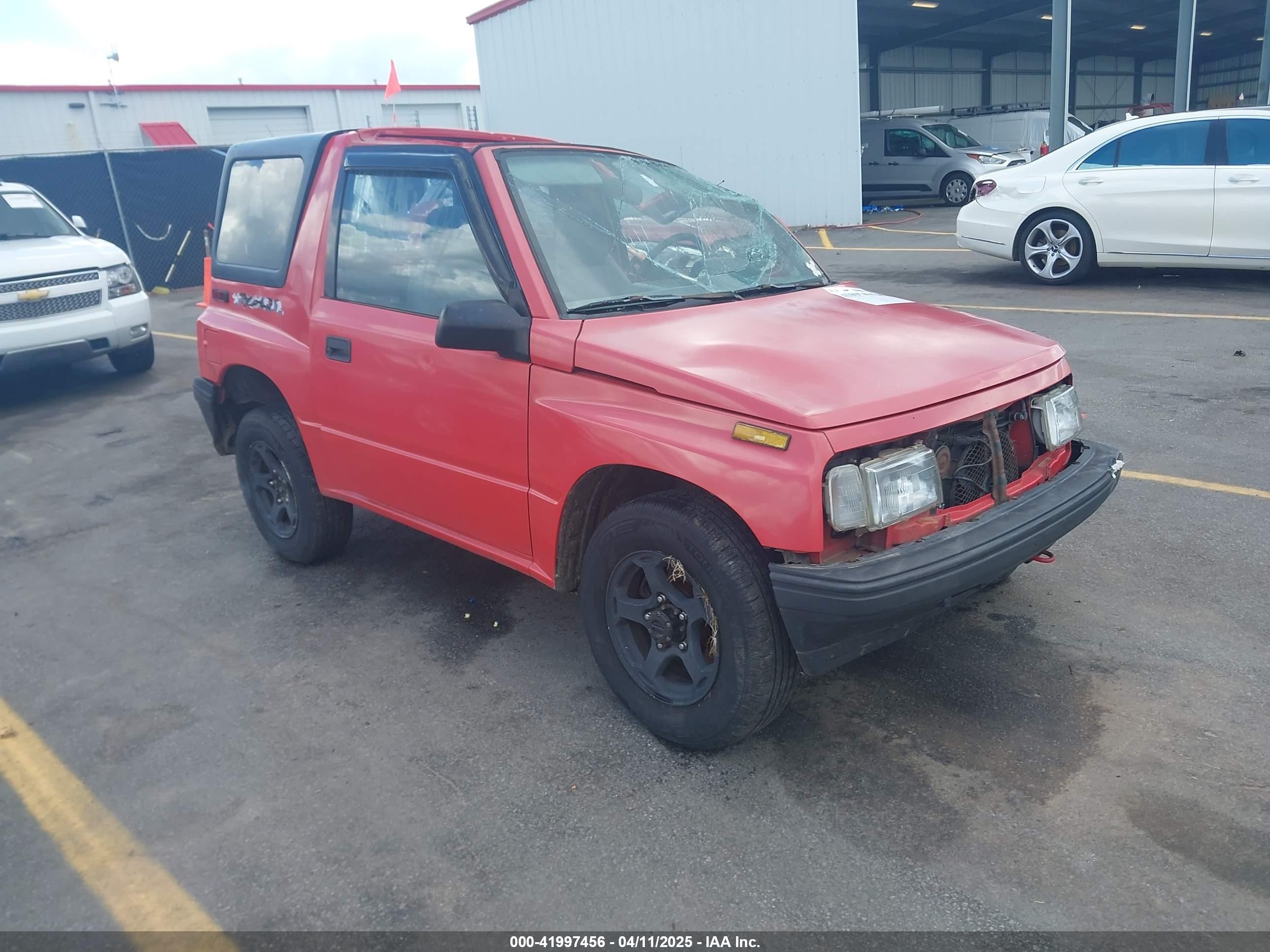 1995 Chevrolet Tracker, VIN 2CNBJ1869S6902771 — Rollover