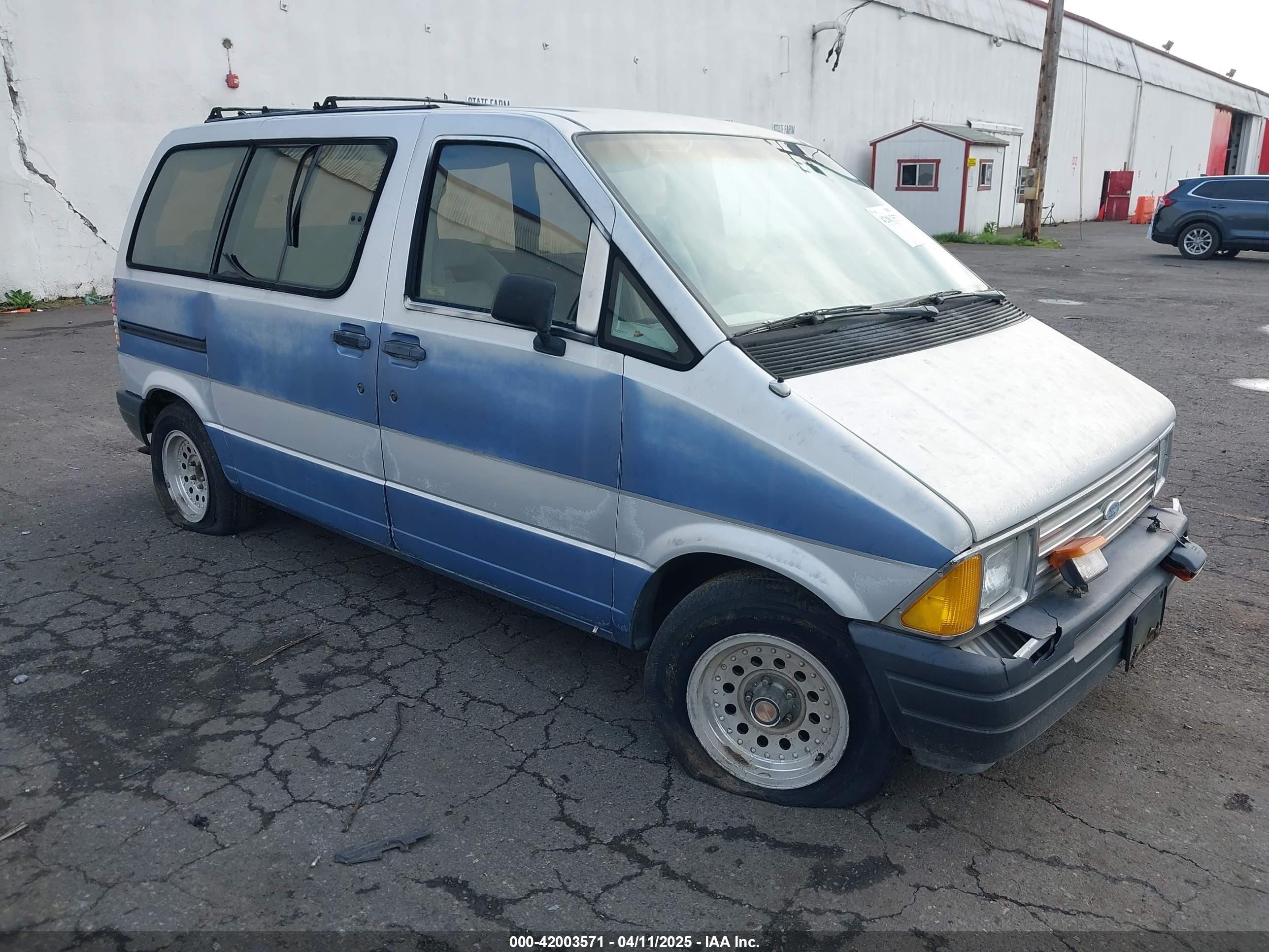 1988 Ford Aerostar, VIN 1FMCA11U9JZA77993 — Biohazard / chemical