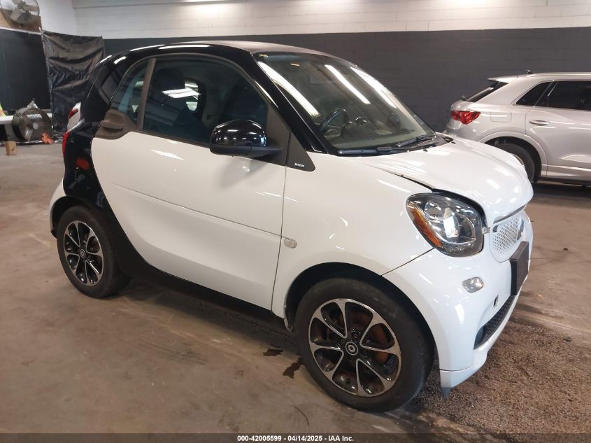 2016 Smart fortwo Passion, VIN WMEFJ5DA9GK061774 — Water / flood