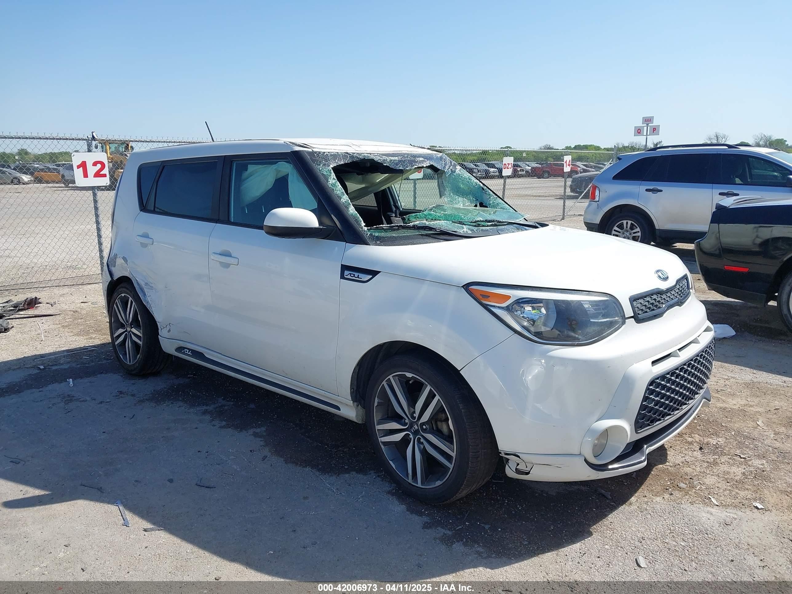 2016 Kia Soul +, VIN KNDJP3A59G7405741 — Rollover