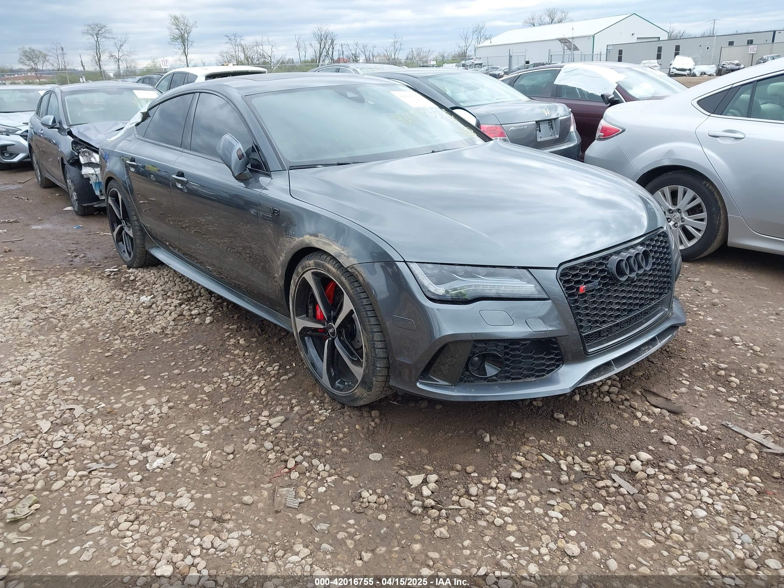 2015 Audi RS 7 Prestige, VIN WUAW2AFC7FN900677 — Rear end