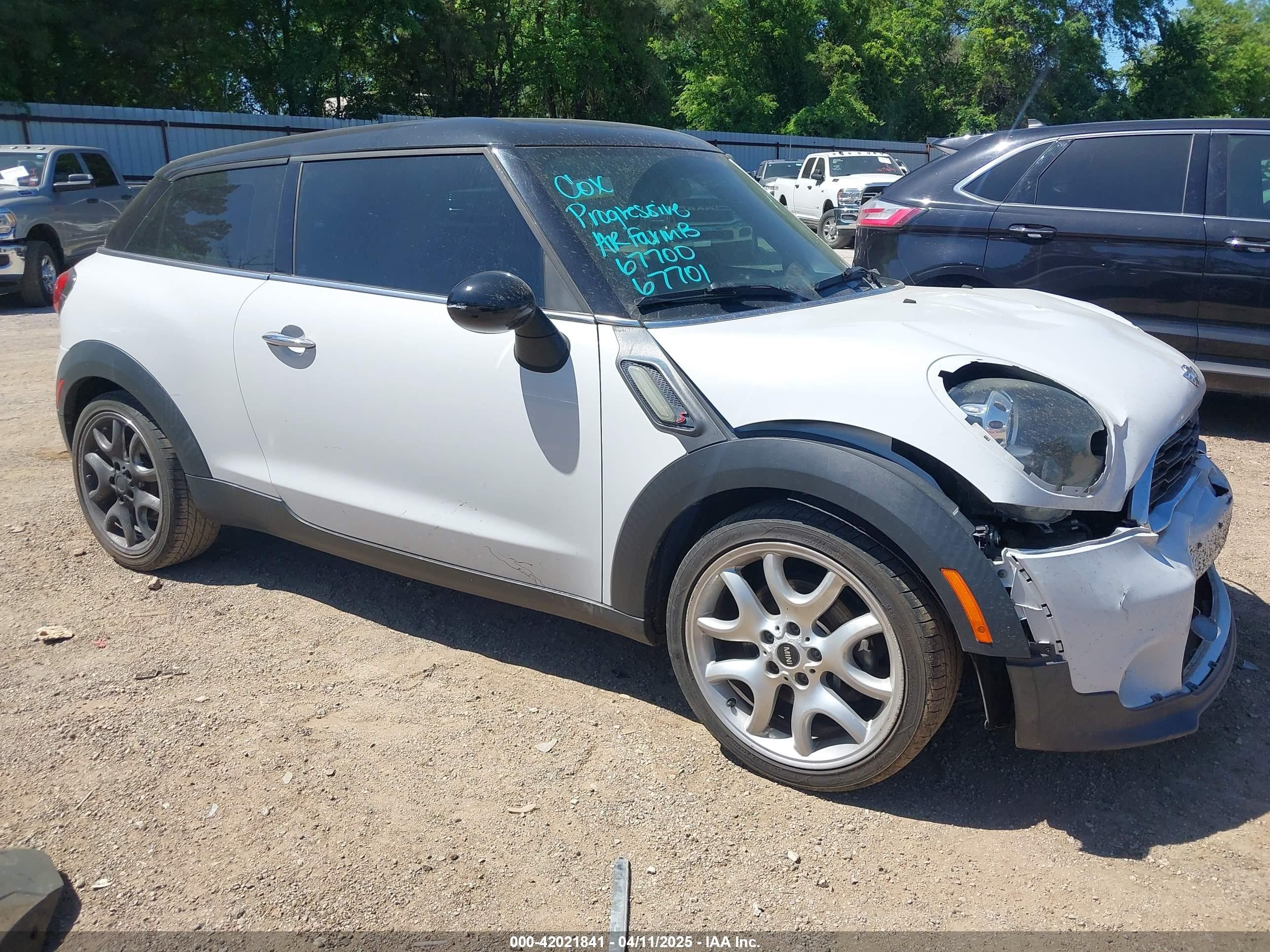 2013 MINI Paceman S, VIN WMWSS5C52DWN49075 — All over