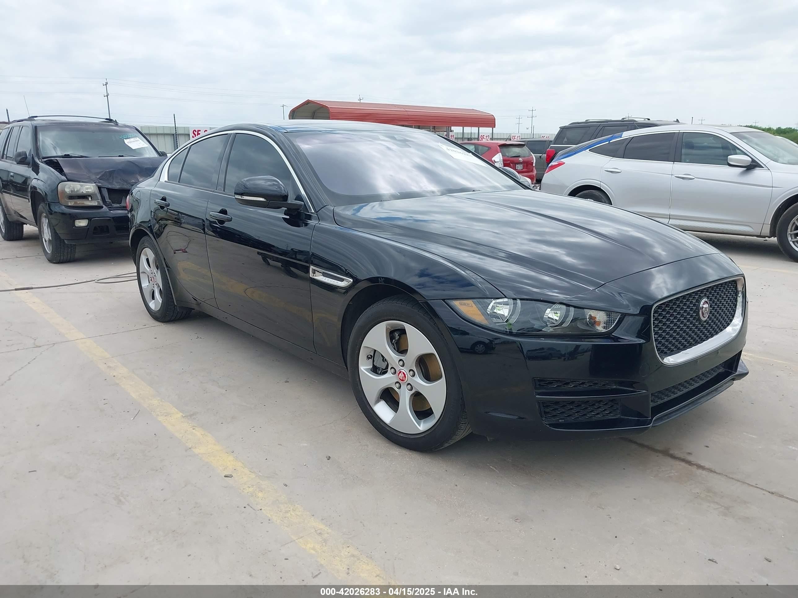 2018 Jaguar XE 25t, VIN SAJAR4FX9JCP34319 — Rear end