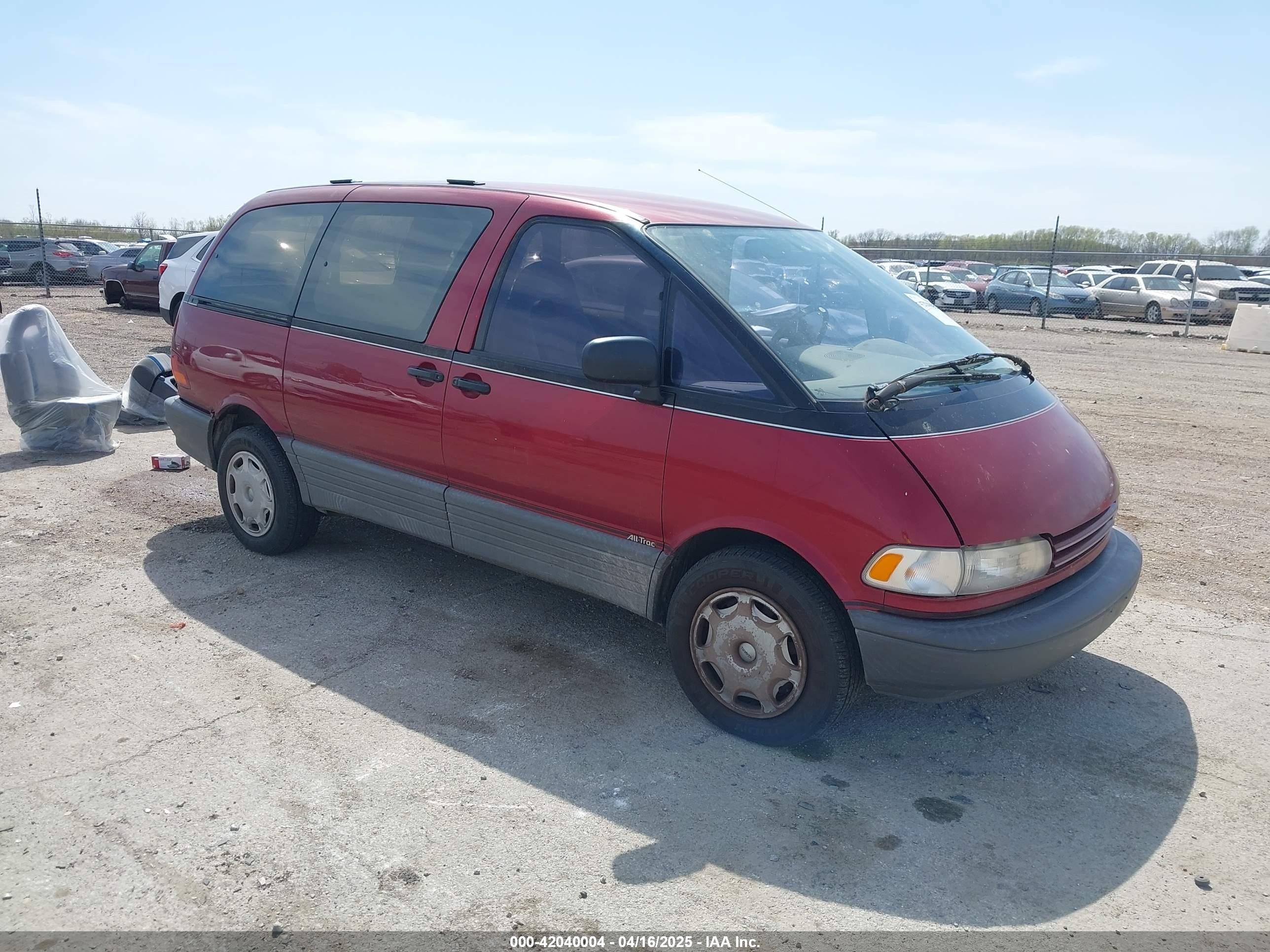 1991 Toyota Previa, VIN JT3AC22SXM1001537 — All over