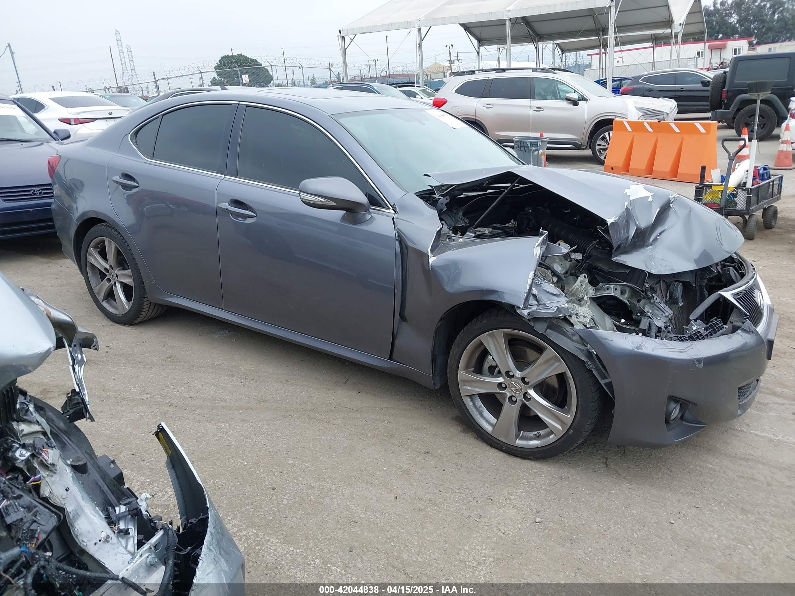 2013 Lexus IS 250, VIN JTHBF5C23D5187730 — Фото с аукциона