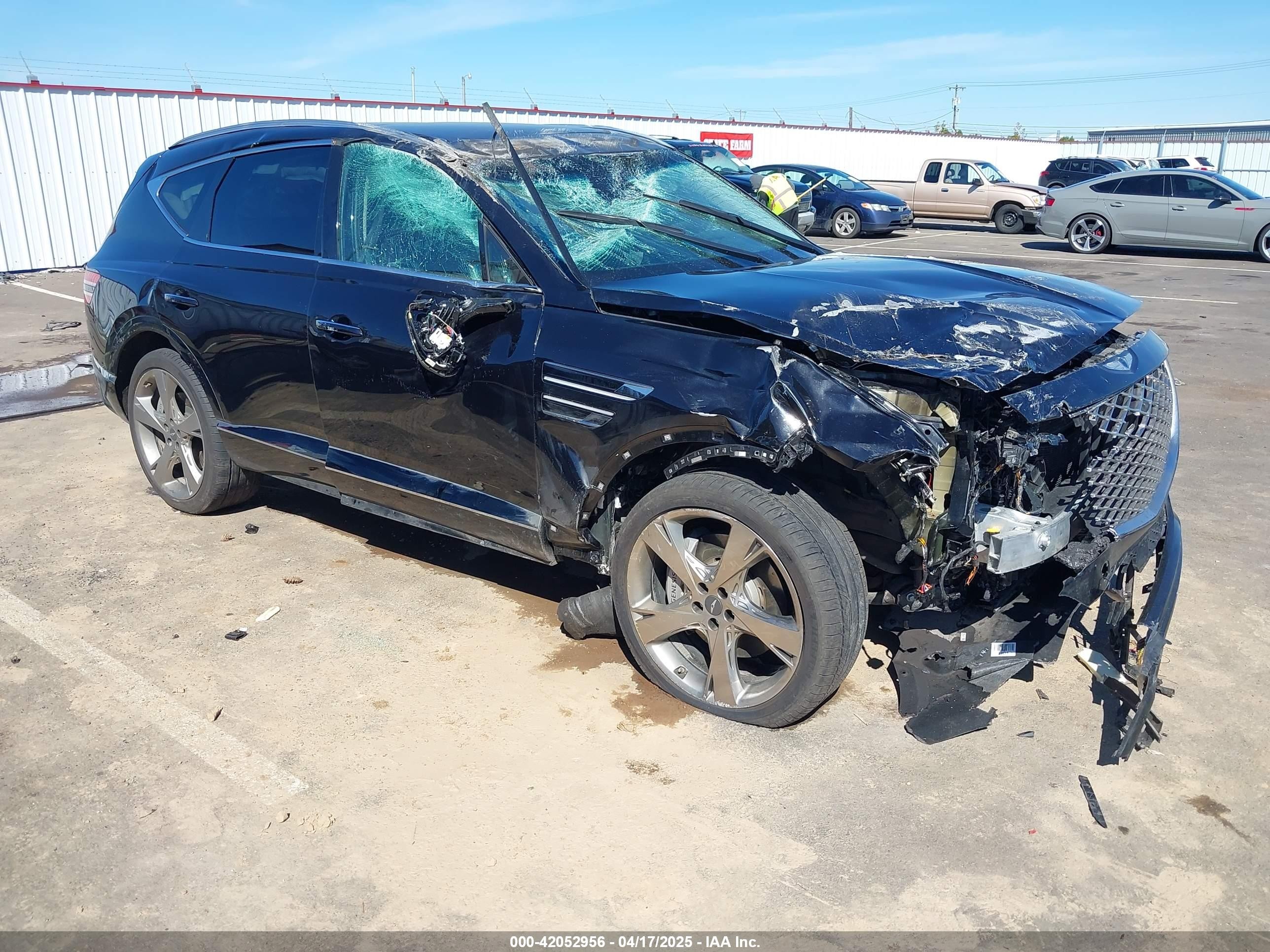 2024 Genesis GV80, VIN KMUHCESC1RU178498 — Rollover