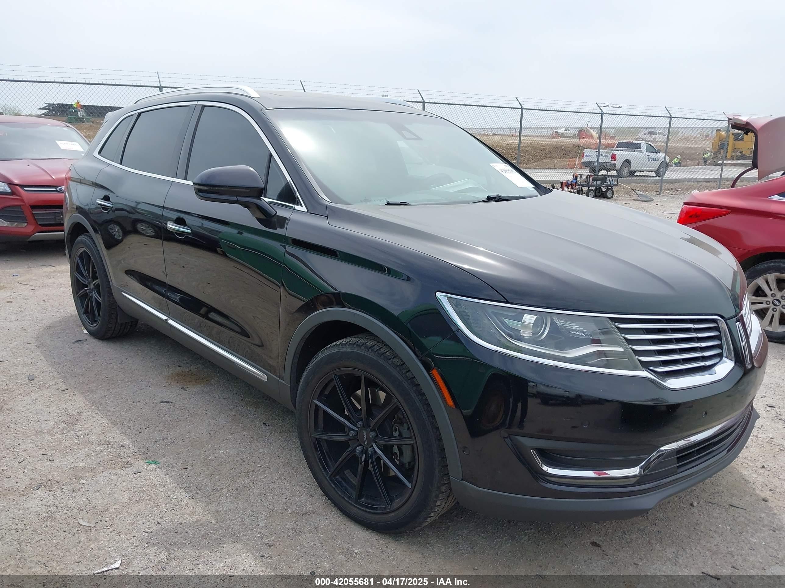 2017 Lincoln MKX Reserve, VIN 2LMPJ6LRXHBL14600 — Interior fire