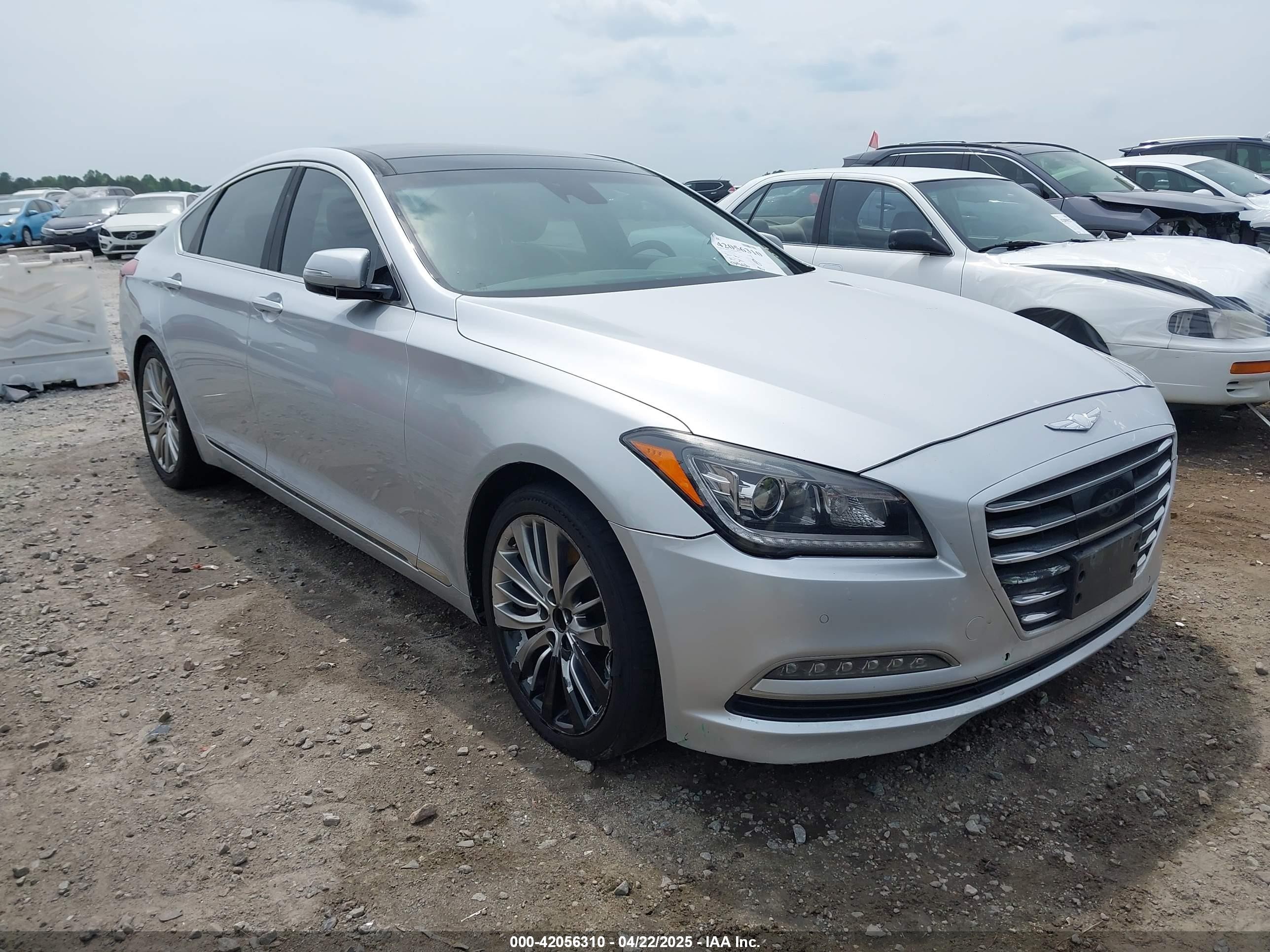2017 Genesis G80 Ultimate, VIN KMHGN4JF6HU209477 — Theft recovery