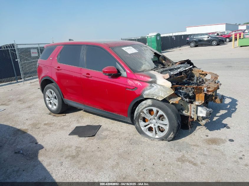 2020 Land Rover Discovery Sport S, VIN SALCJ2FX9LH836673 — Interior fire