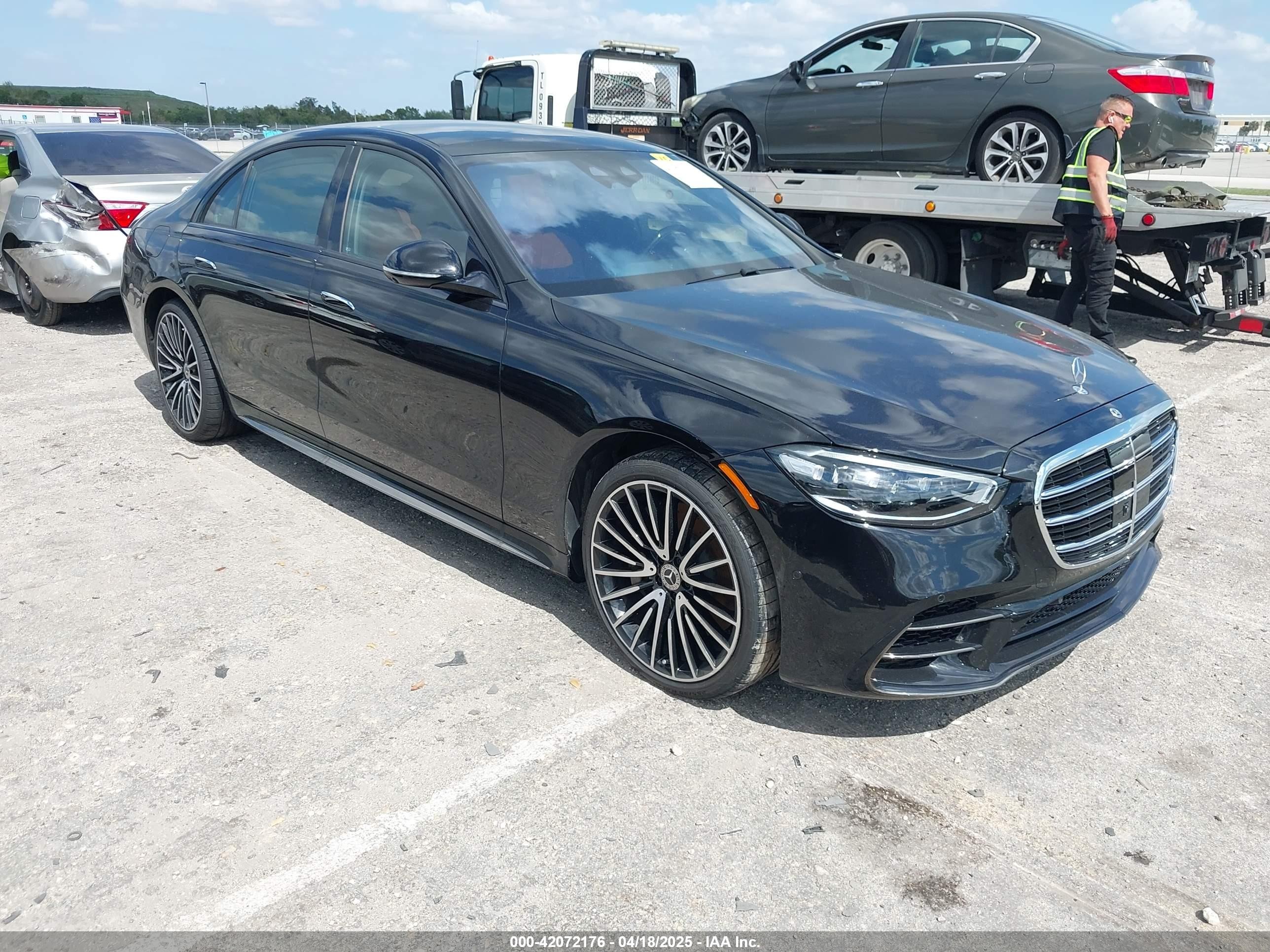 2024 Mercedes-Benz S 580, VIN W1K6G7GB4RA304144 — Water / flood