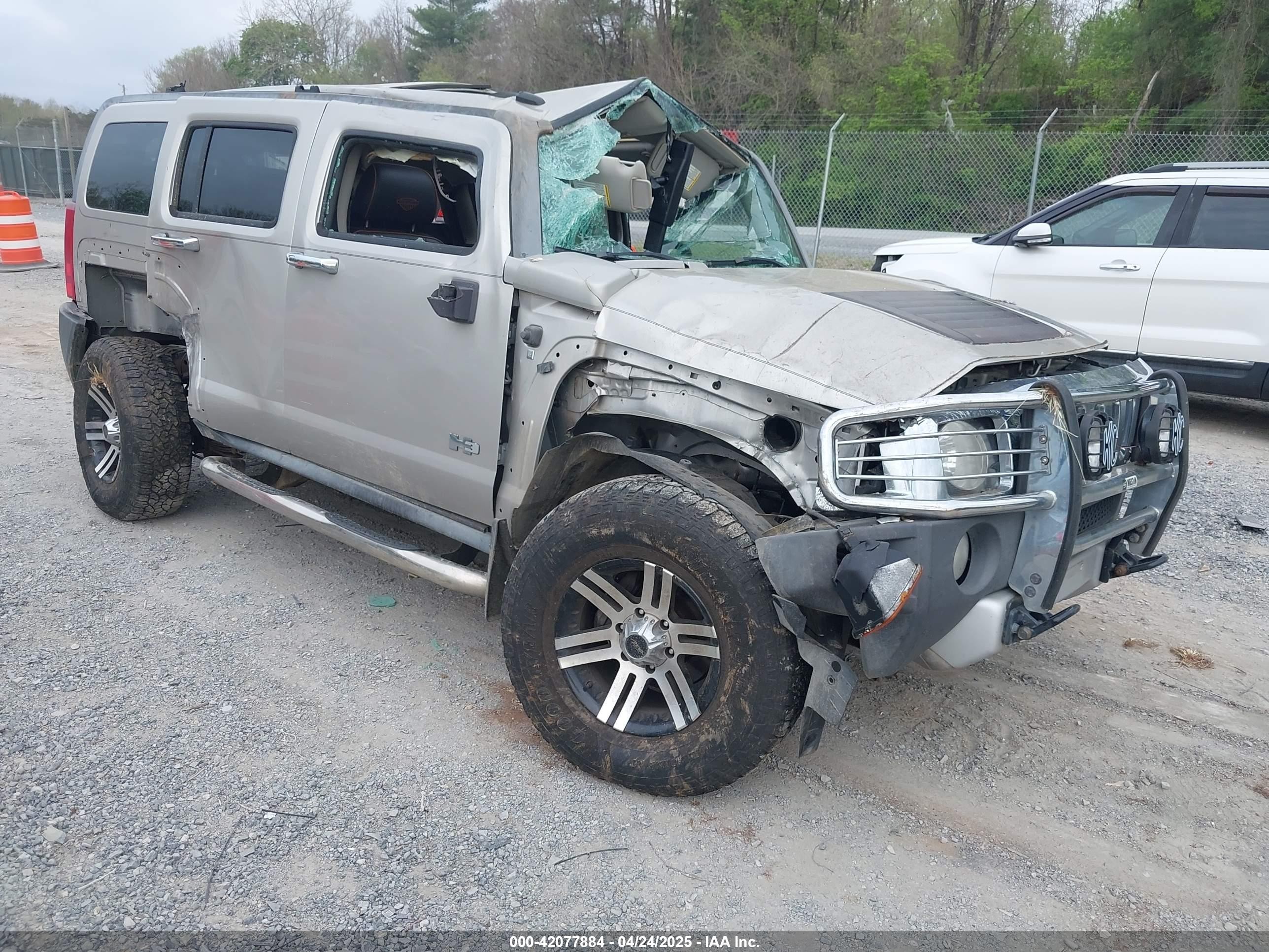 2008 Hummer H3 Alpha, VIN 5GTEN63L088187102 — Опрокидывание