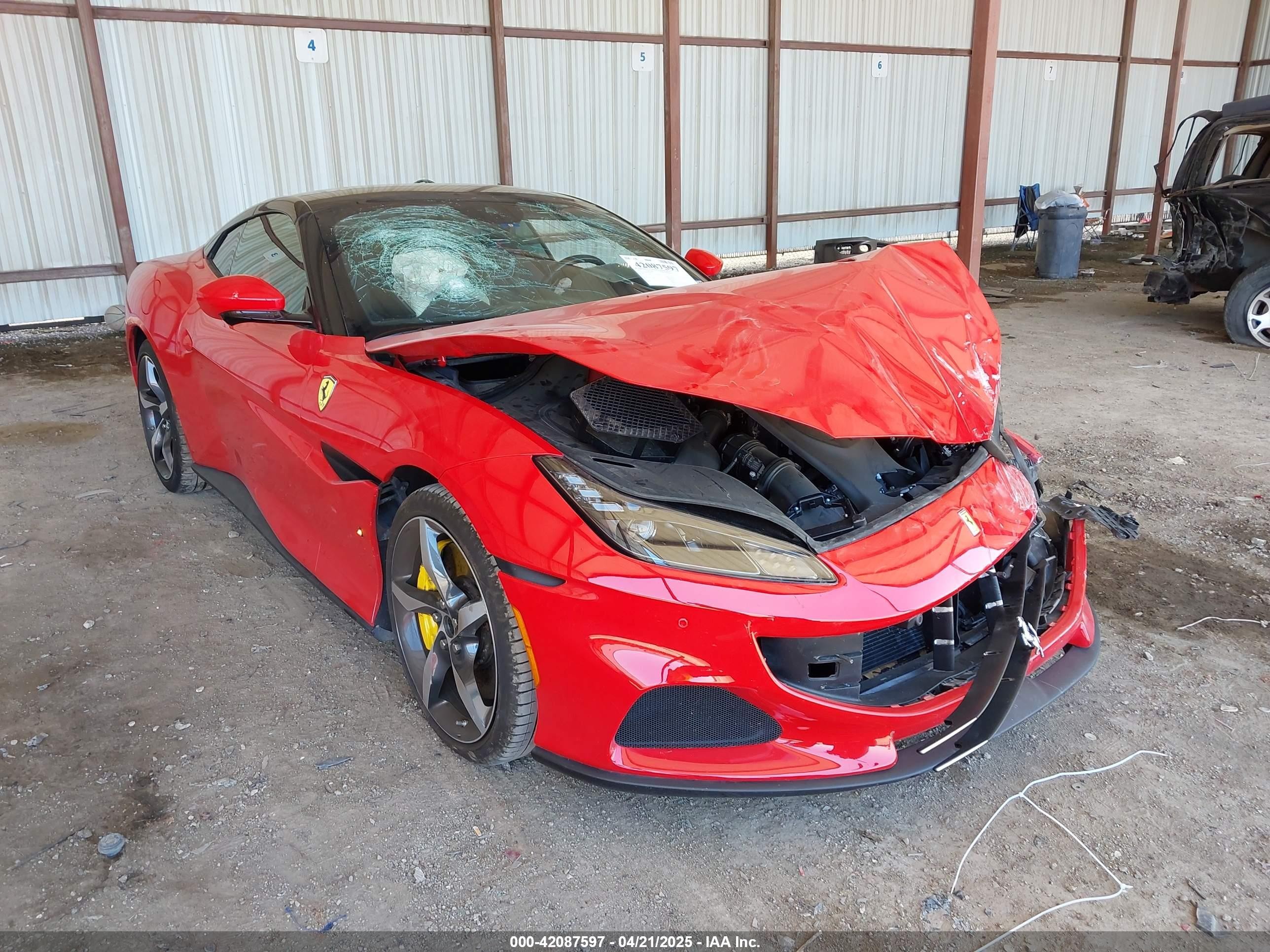 2023 Ferrari Portofino, VIN ZFF02RPA6P0299535 — Front end