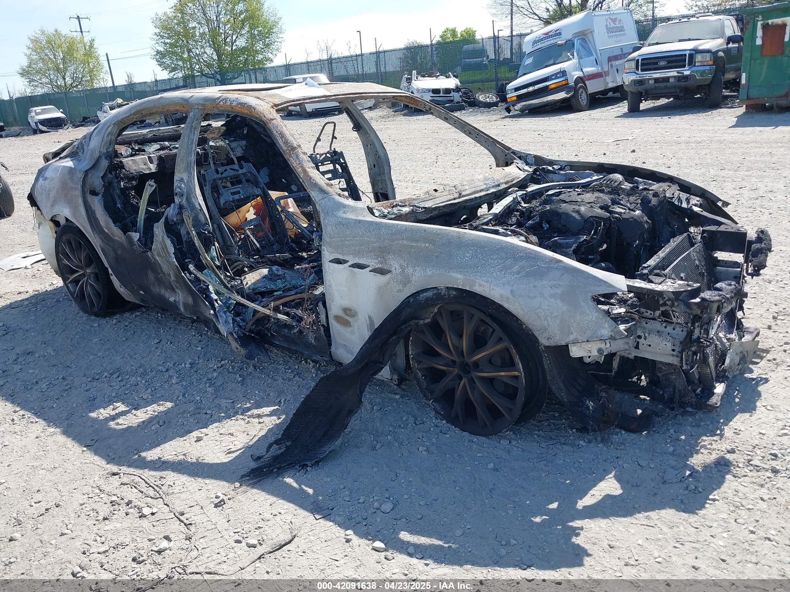 2019 Maserati Ghibli GranSport, VIN ZAM57XSS1K1338282 — Burn