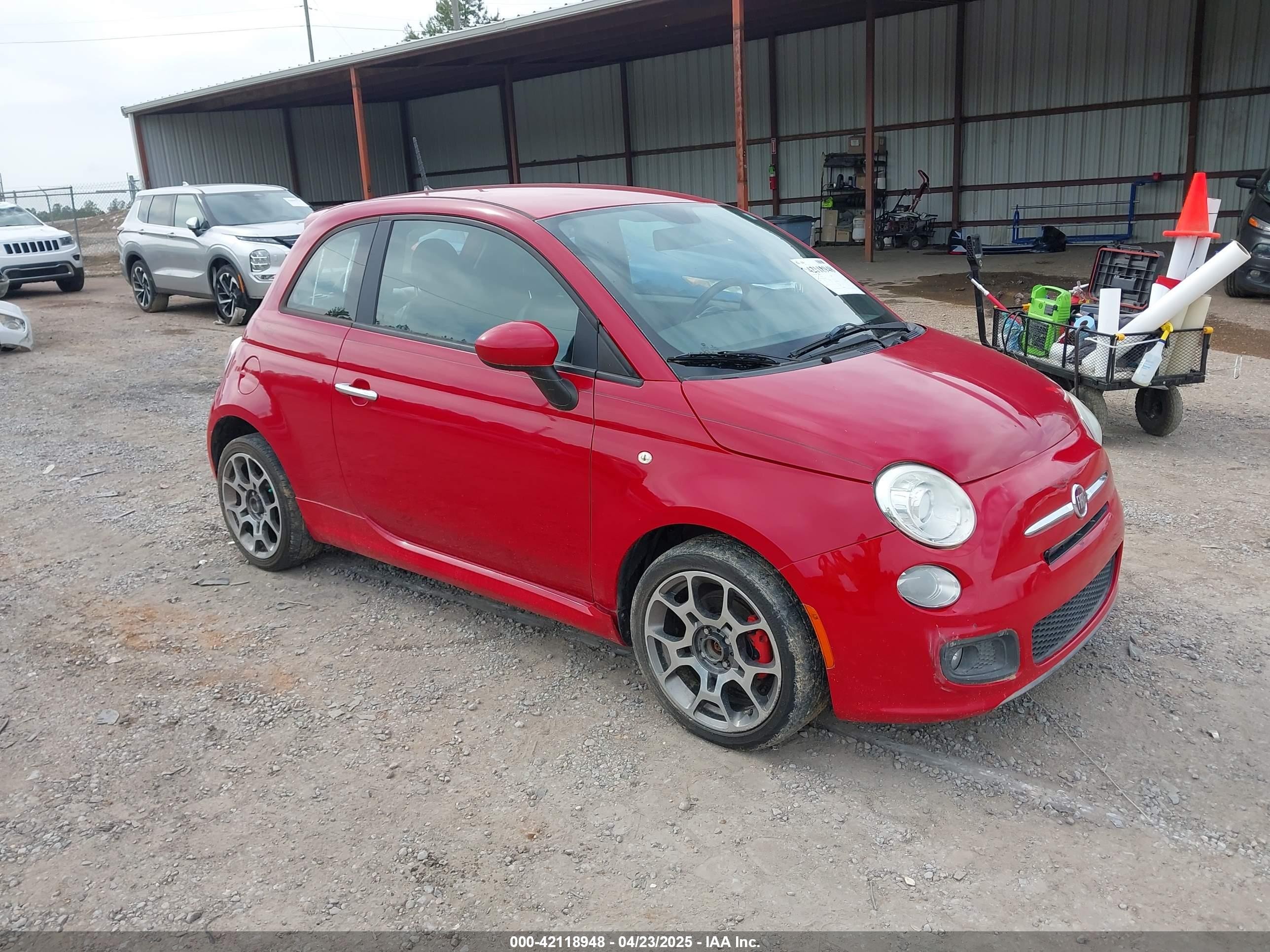 2013 FIAT 500 Sport, VIN 3C3CFFBR7DT628385 — Repossession