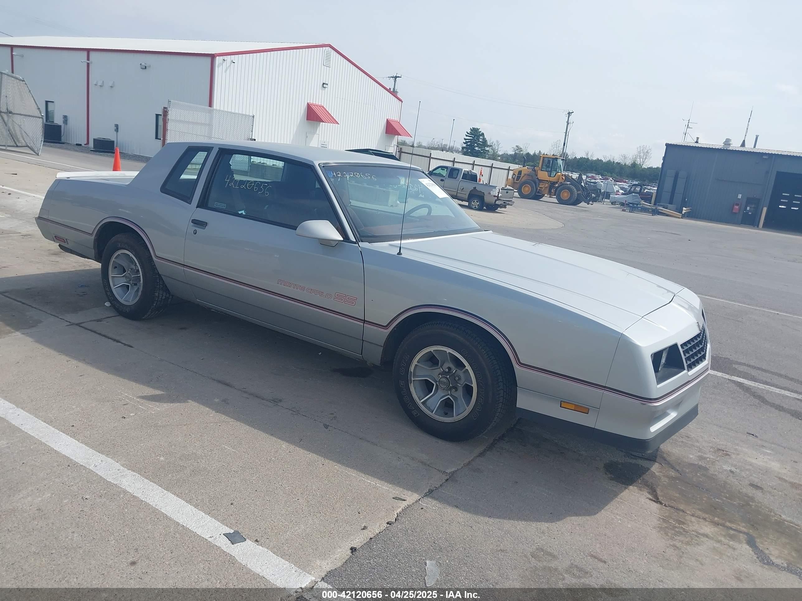 1986 Chevrolet Monte Carlo Sport, VIN 1G1GZ37G2GR208467 — Side