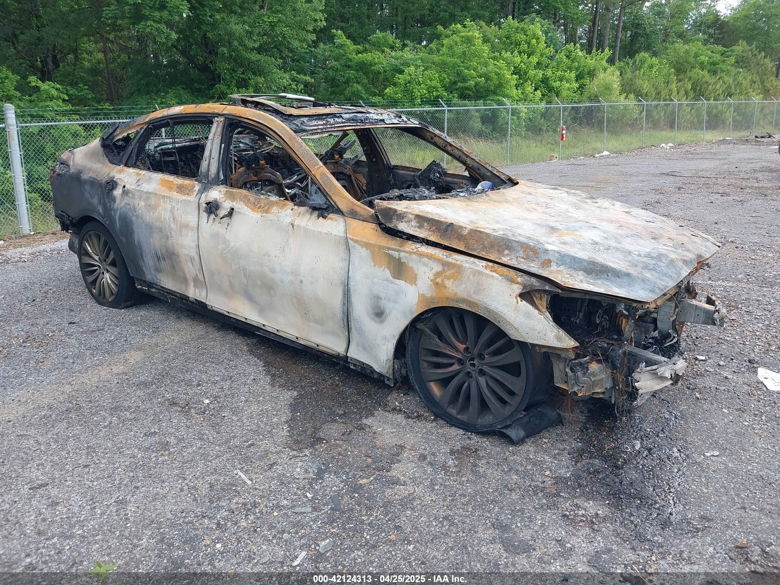 2018 Genesis G80 Ultimate, VIN KMHGN4JF8JU257360 — Burn