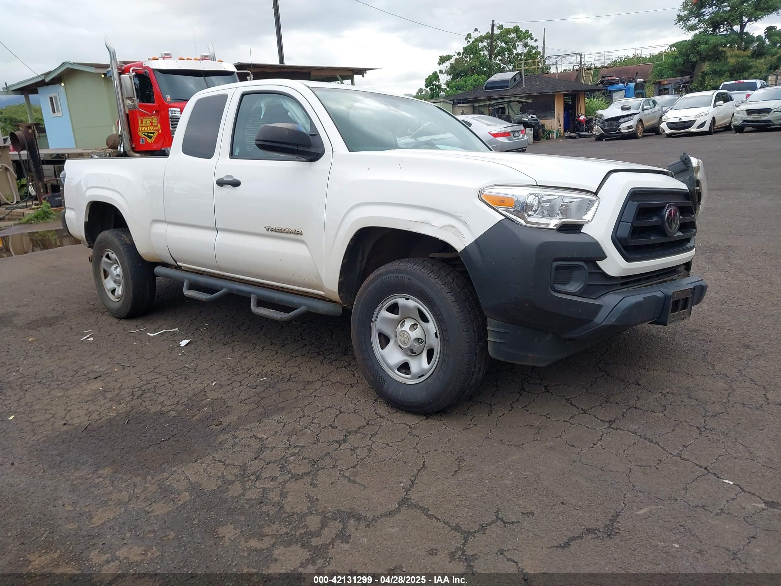 2021 Toyota Tacoma SR, VIN 3TYRX5GN3MT018906 — Side