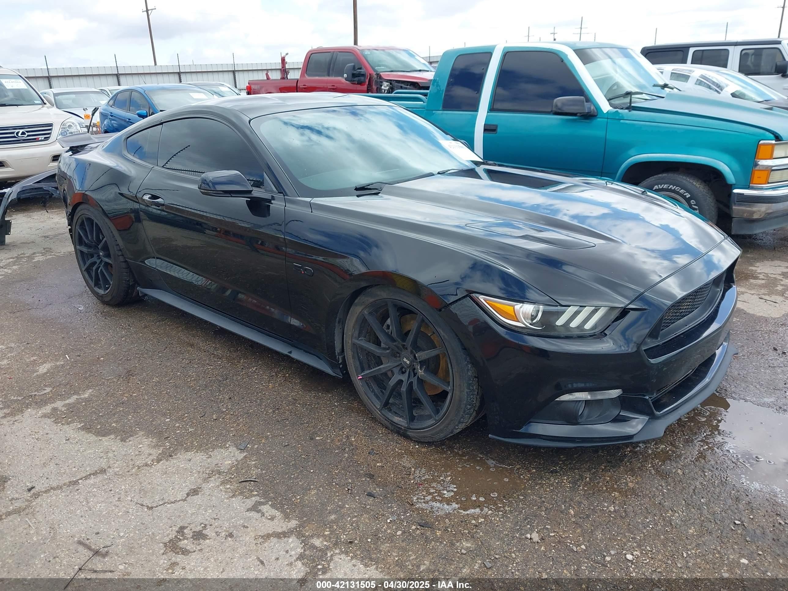 2016 Ford Mustang GT, VIN 1FA6P8CF5G5252334 — Rear end