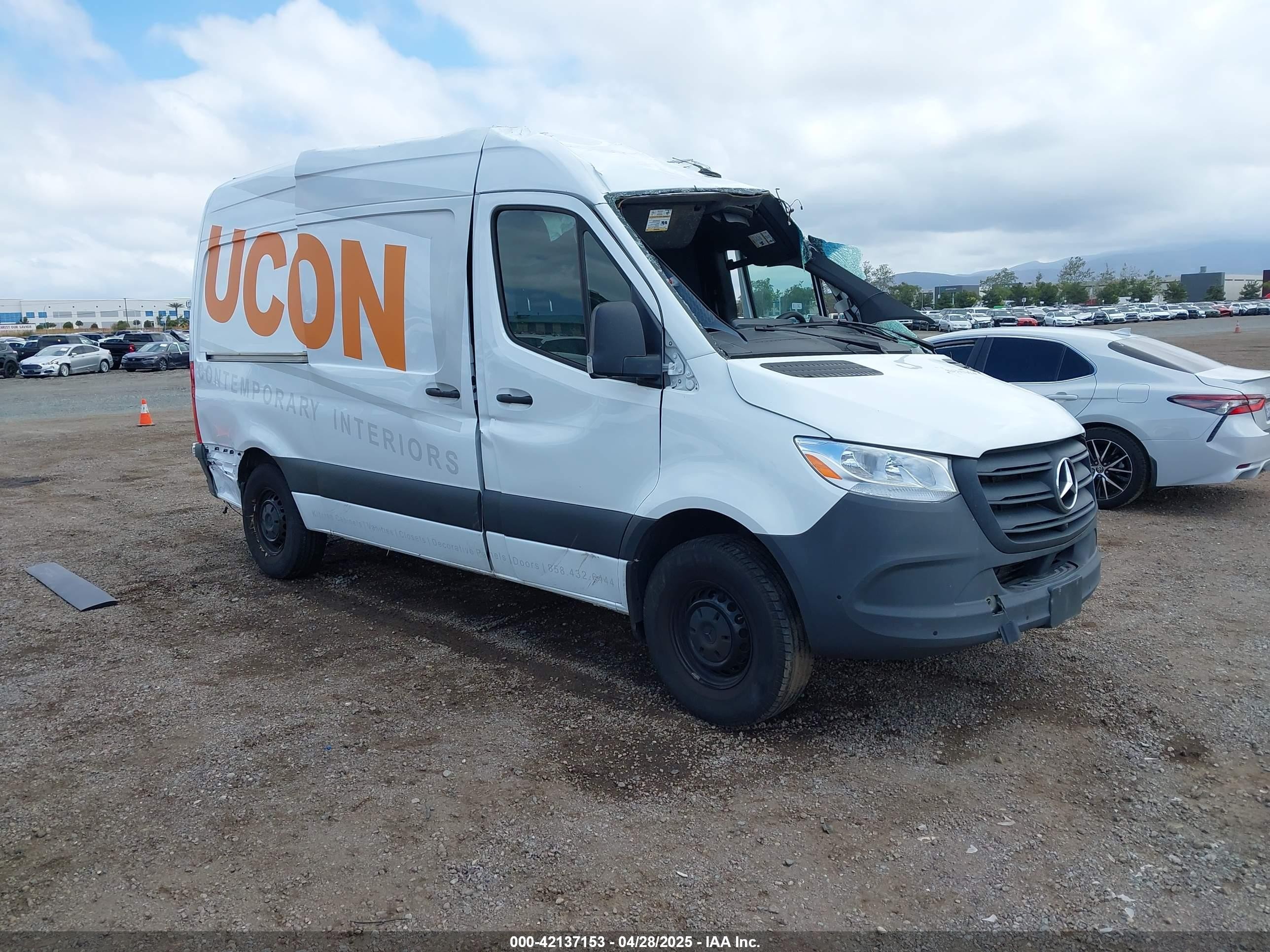 2023 Mercedes-Benz Sprinter Cargo, VIN W1Y4KBHY7PT146269 — Rollover
