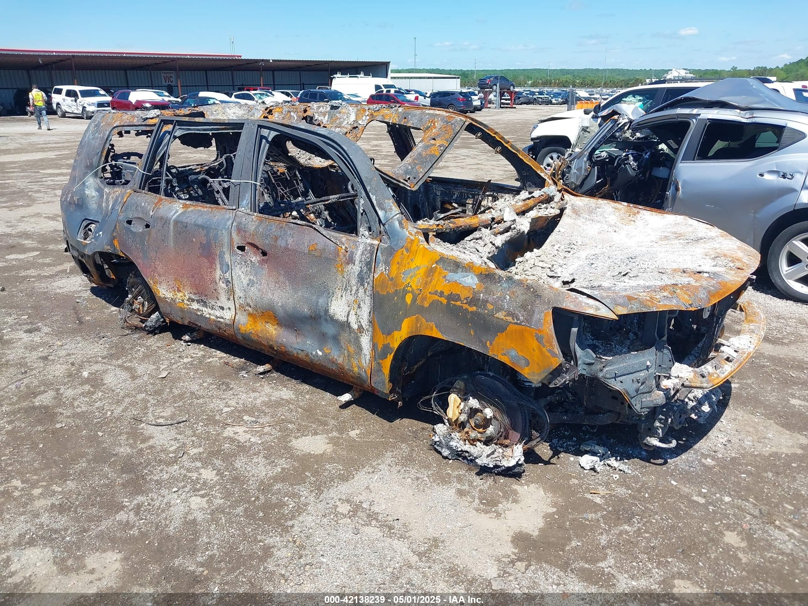 2019 Toyota Land Cruiser, VIN JTMCY7AJ2K4075834 — Burn