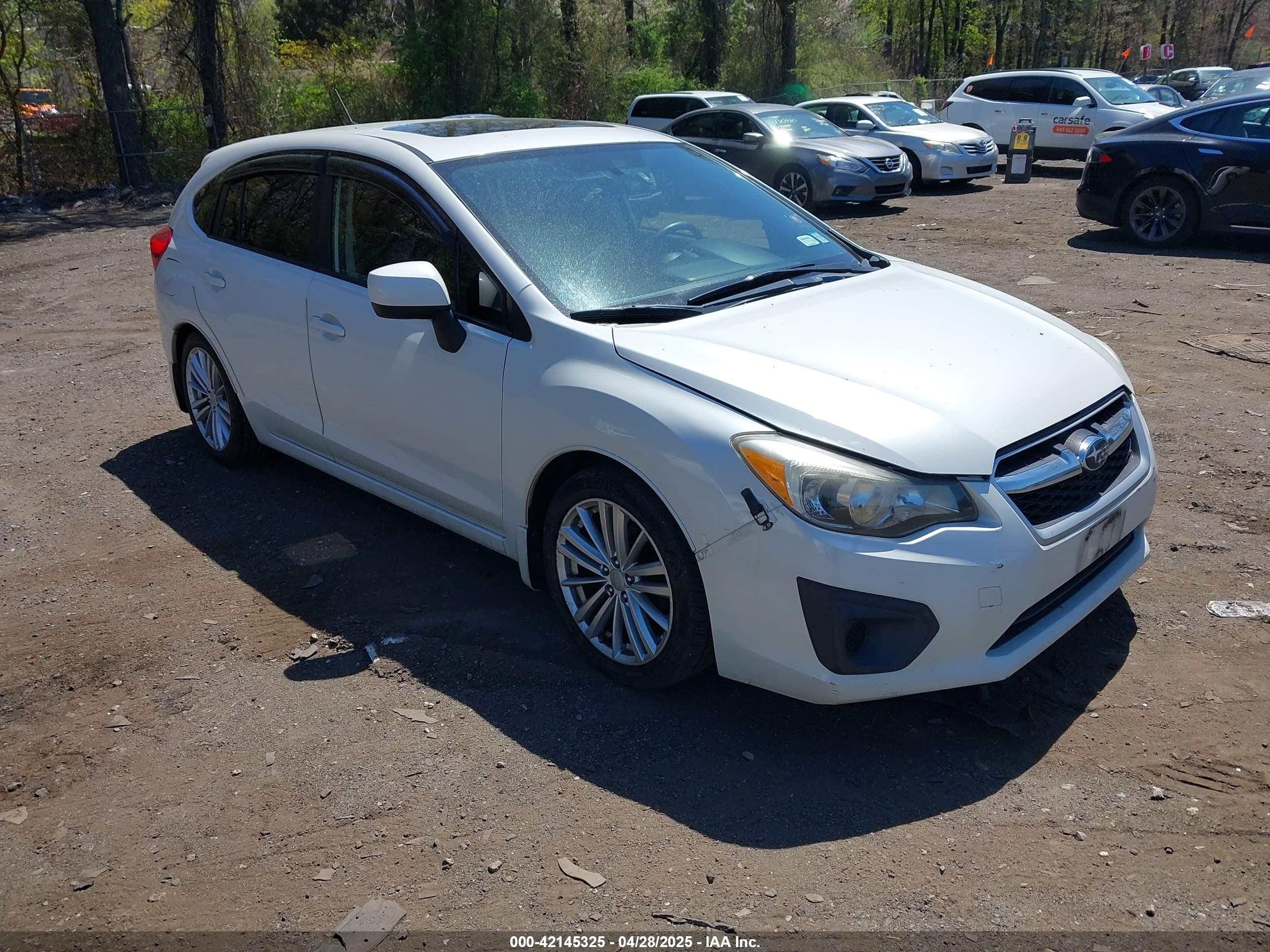 2013 Subaru Impreza Premium, VIN JF1GPAD60DH203420 — Front end