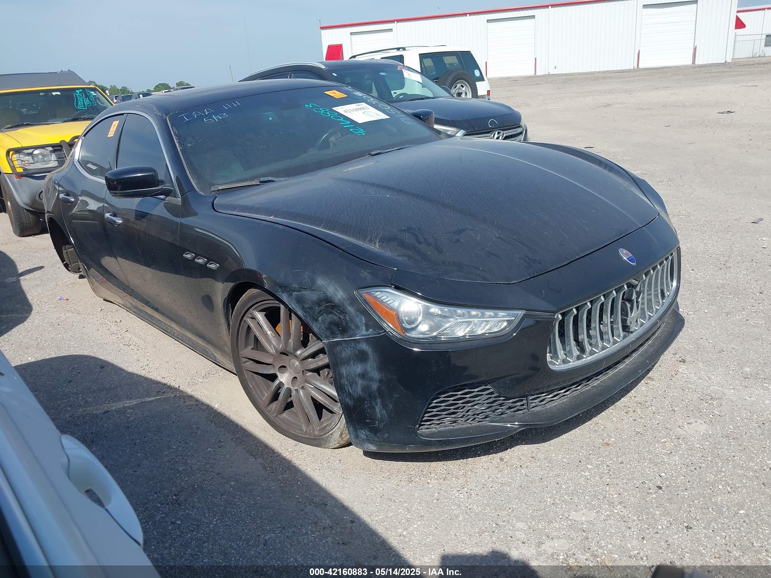 2015 Maserati Ghibli, VIN ZAM57XSA4F1150904 — Biohazard / chemical