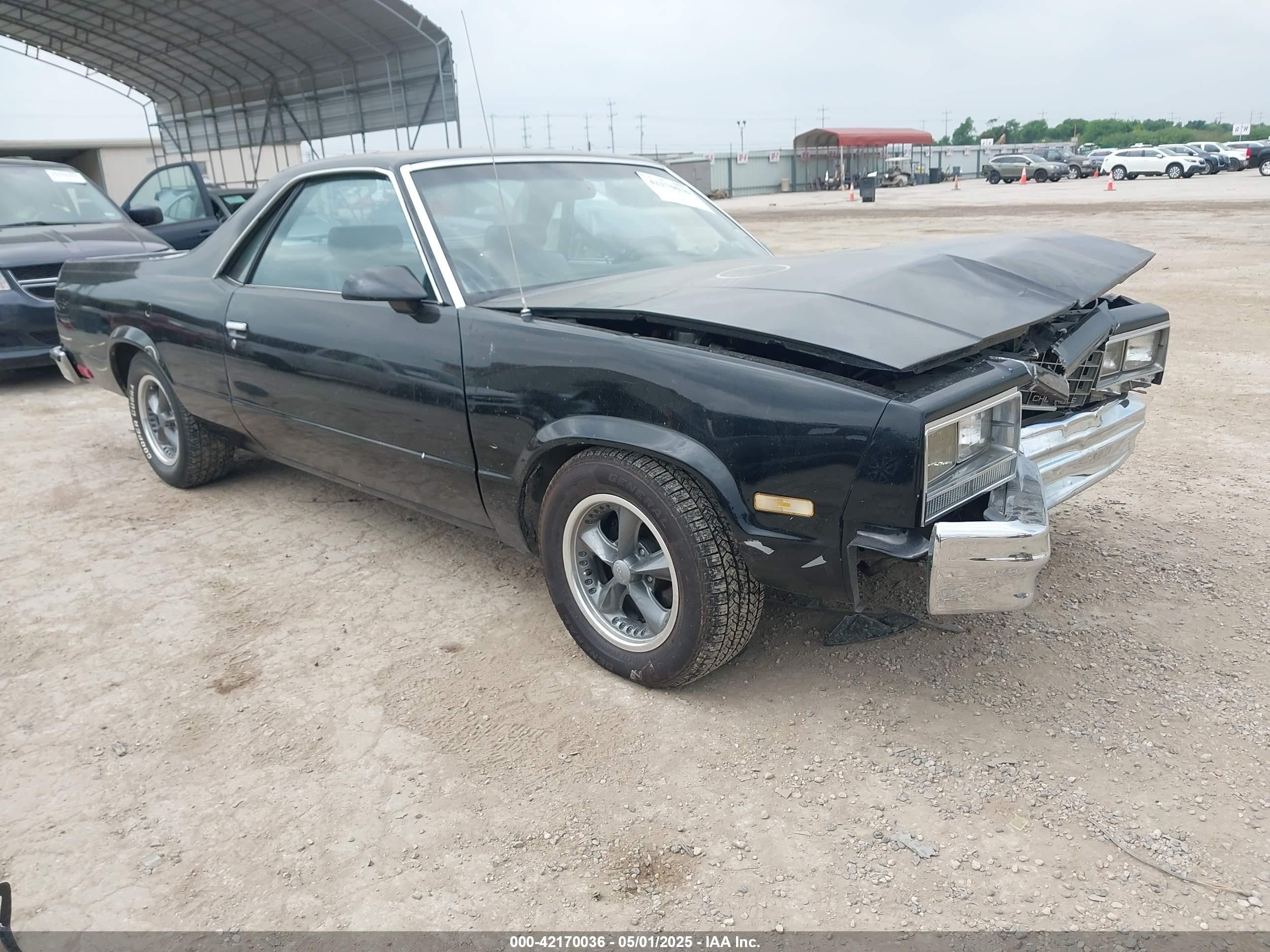 1986 Chevrolet El Camino SS, VIN 3GCCW80H3GS912687 — Front end