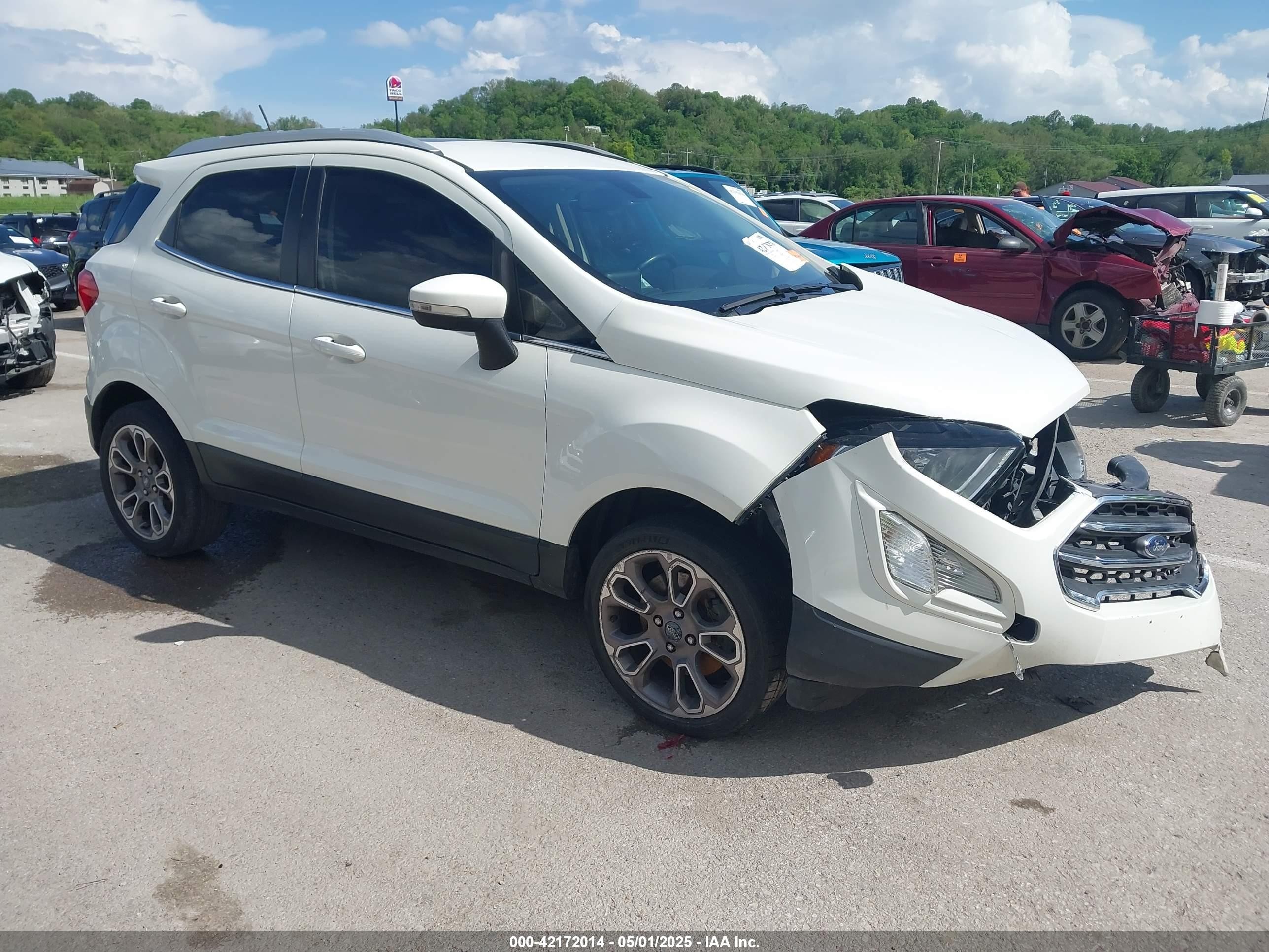 2021 Ford EcoSport Titanium, VIN MAJ3S2KE3MC400477 — Front end