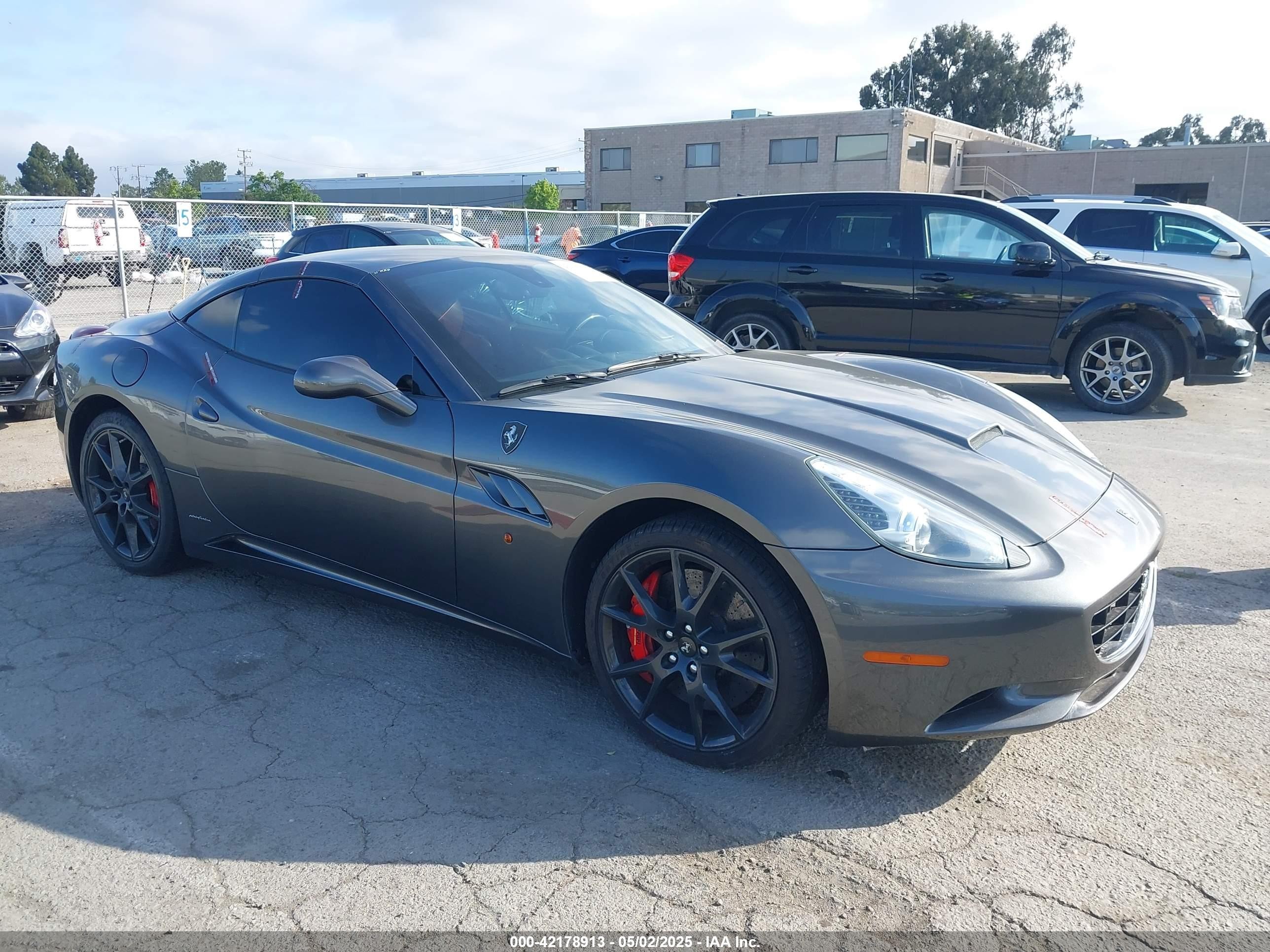 2010 Ferrari California, VIN ZFF65LJA7A0168421 — После угона