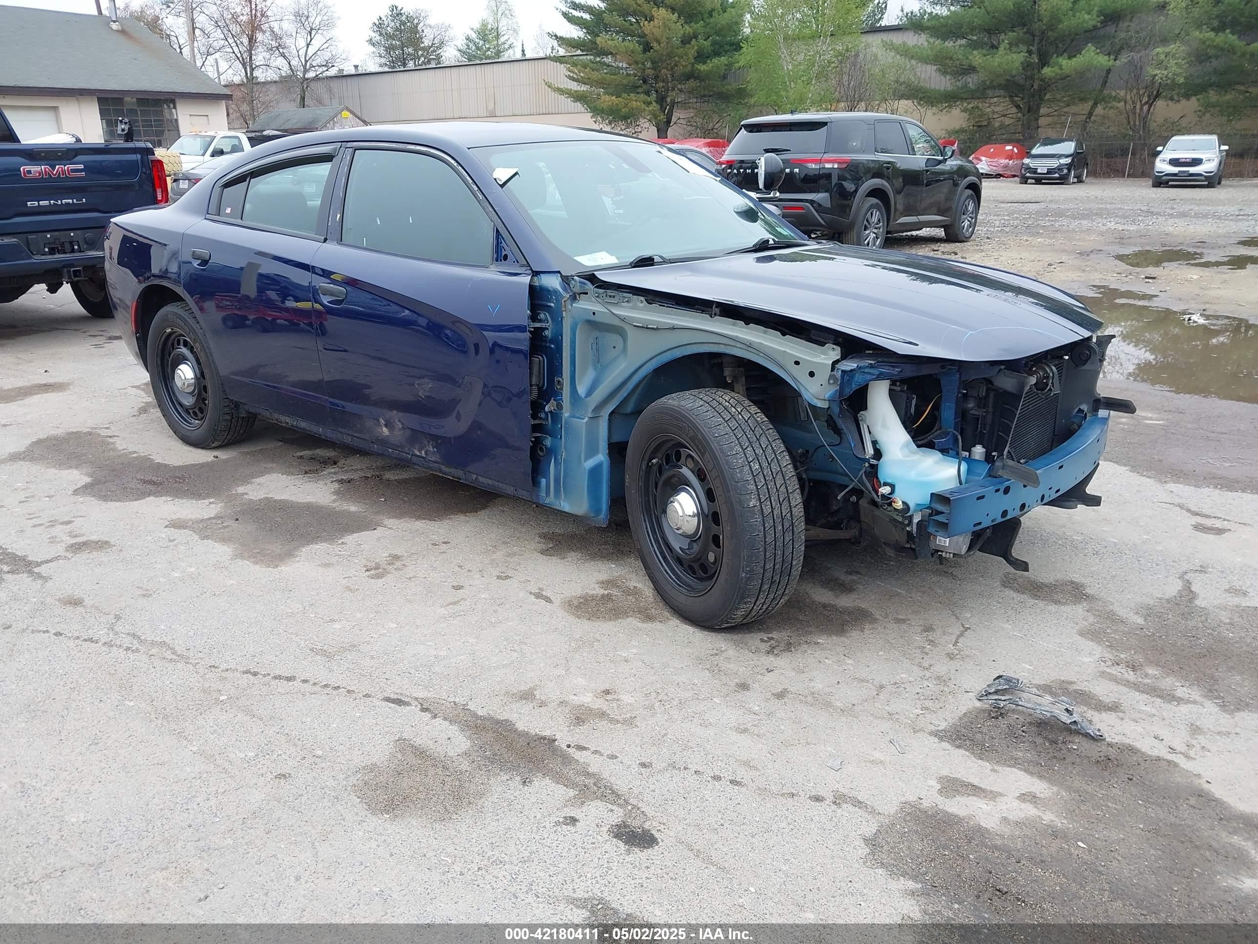 2015 Dodge Charger Police, VIN 2C3CDXKT0FH796193 — Front end